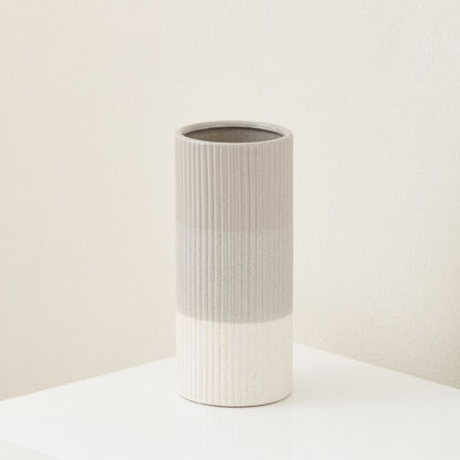 Sansa Ceramic Ombre Vase - 12x12x27 cms