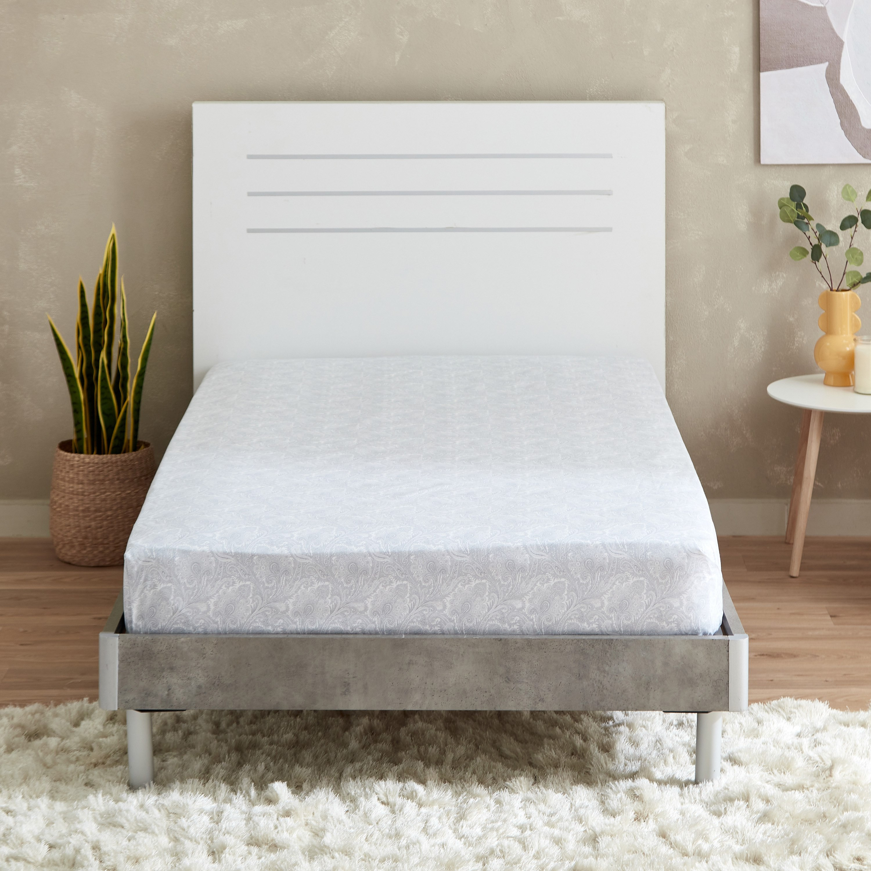 Valor Paisley Print Twin Flat Sheet - 180x270 cm-hbxhomeware-hbxbedroom-image-2
