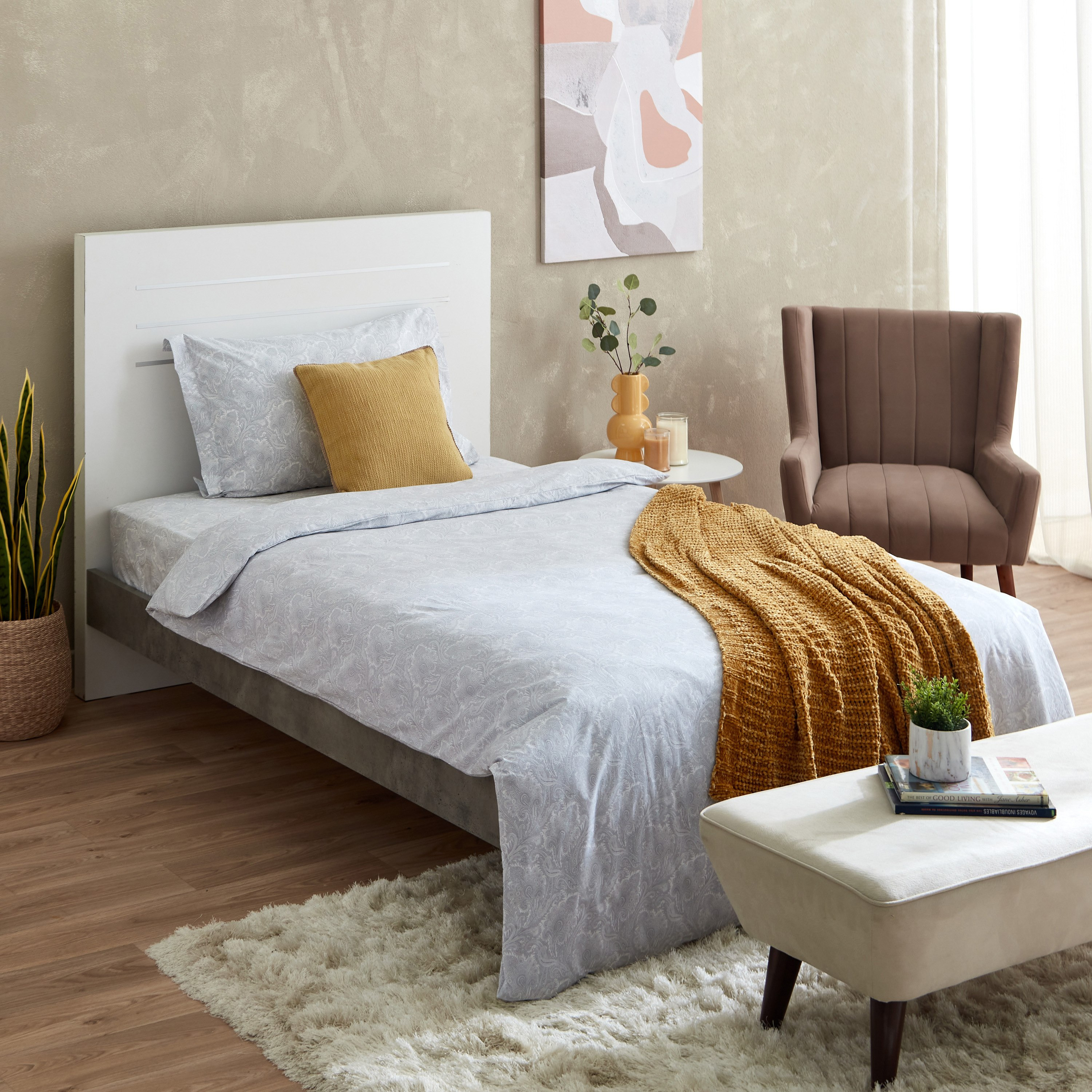 طقم غطاء لحاف مزدوج بطبعات قطعتين من فالور - 150x220 سم-PROMO_HB_AE_B1G1_250925-image-8