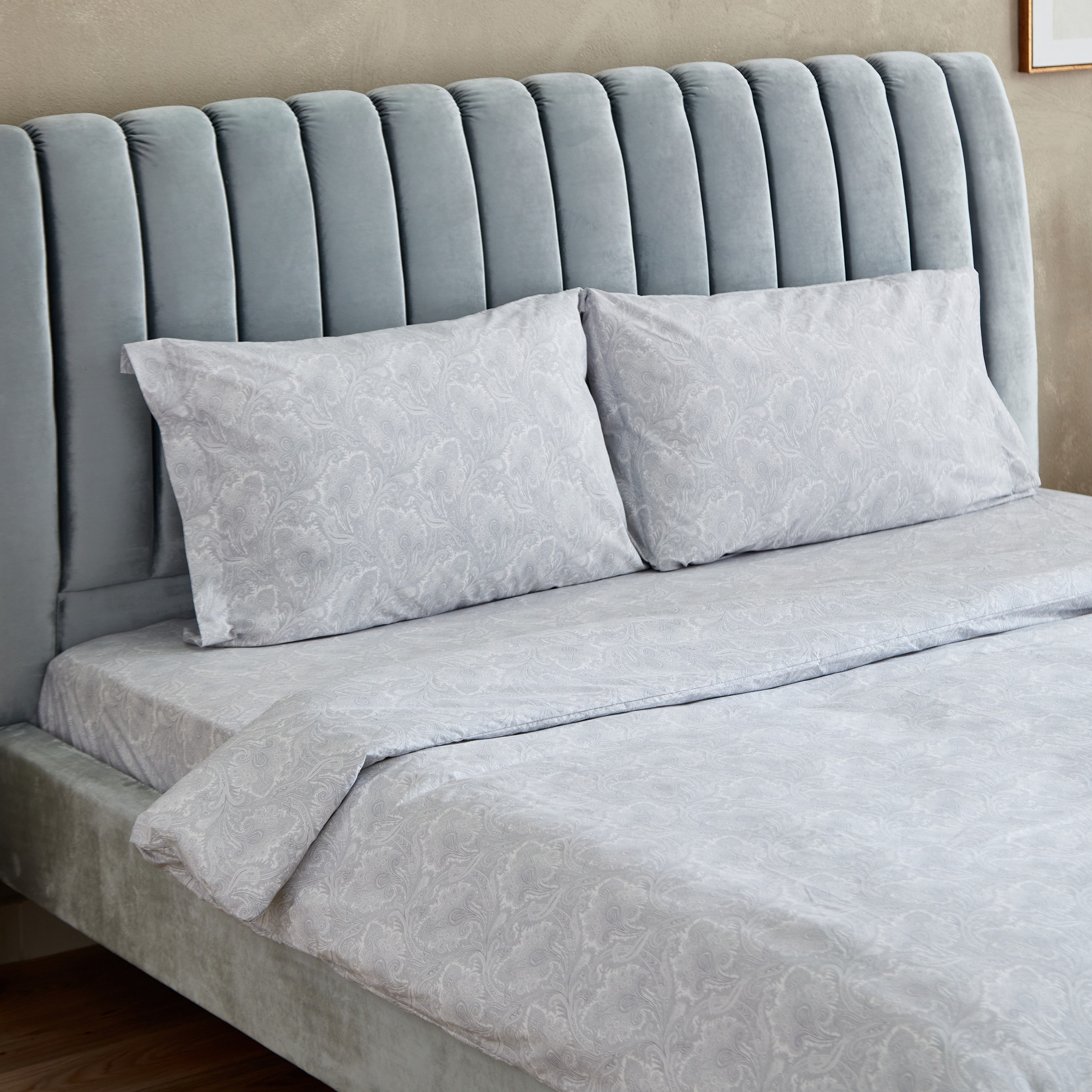 طقم غطاء لحاف كينج/كوين بطبعات بيزلي 3 قطع من فالور - 220x220 سم-hbxhomeware-hbxdecorandfurnishings-image-3