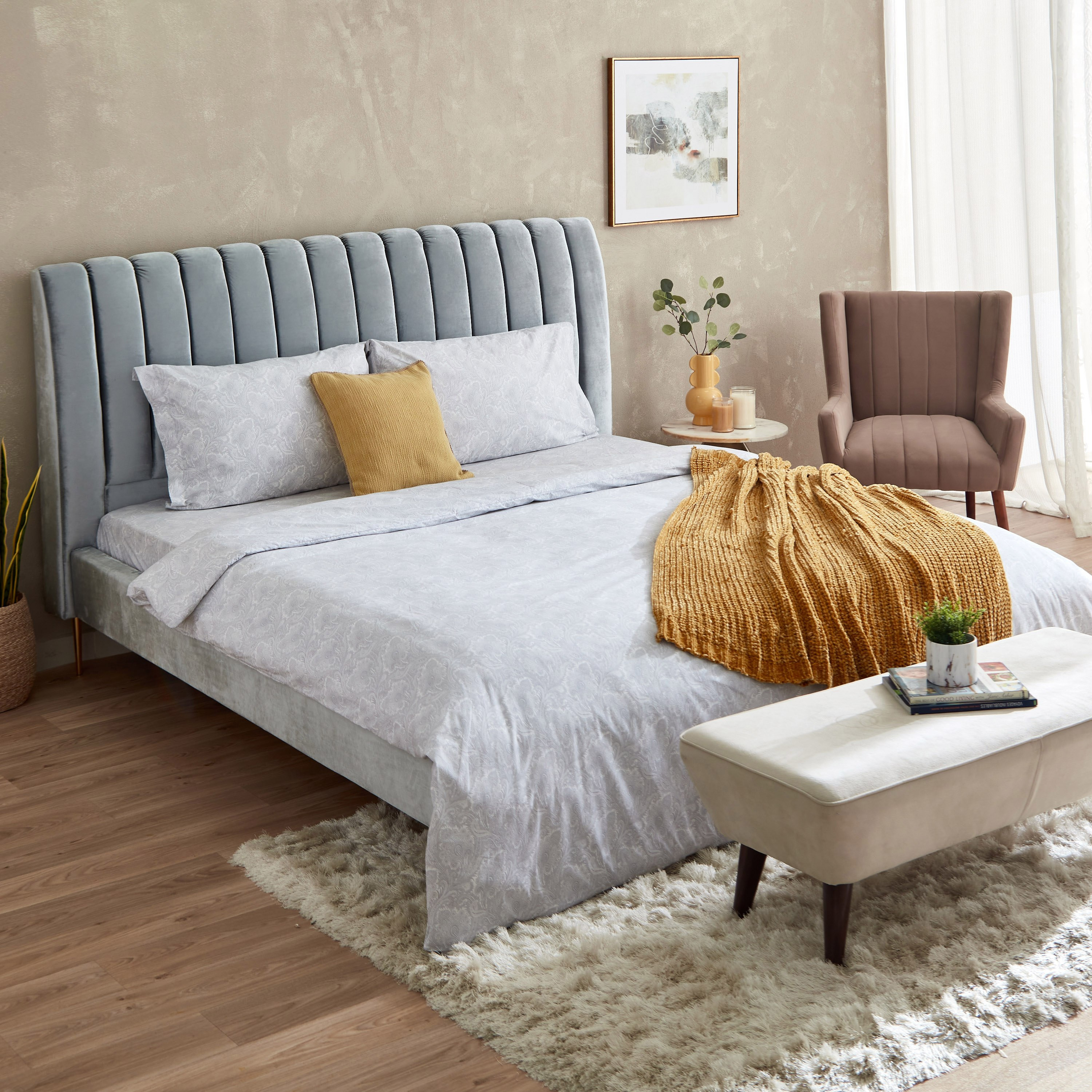 طقم غطاء لحاف كينج/كوين بطبعات بيزلي 3 قطع من فالور - 220x220 سم-hbxhomeware-hbxdecorandfurnishings-image-8