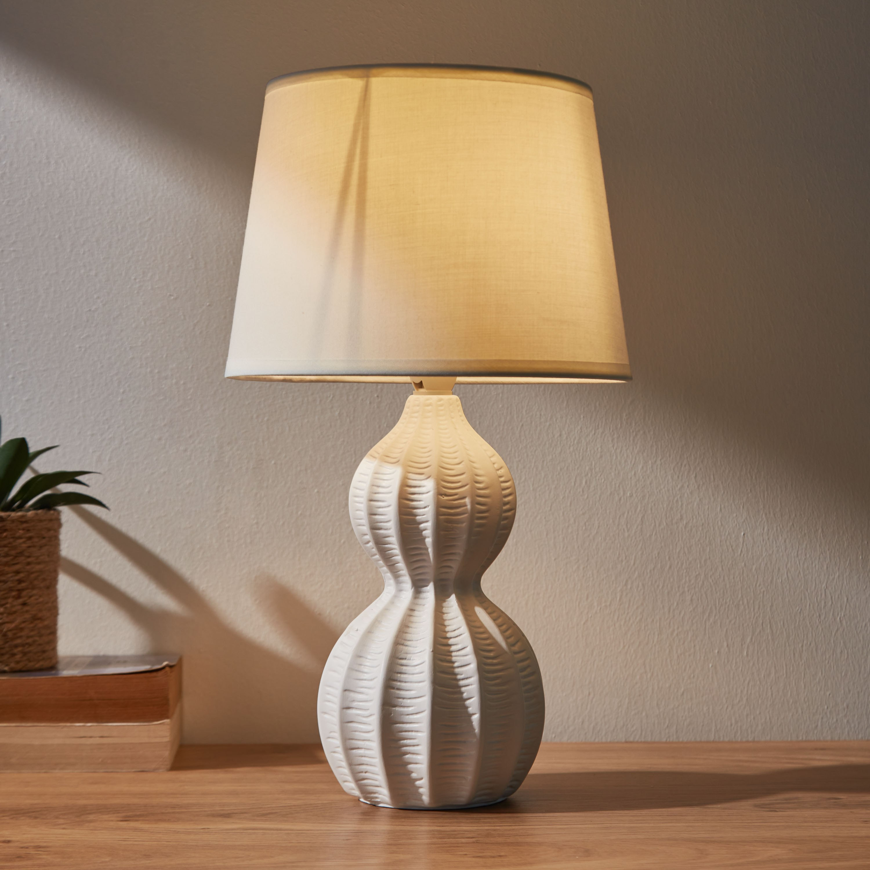 مصباح طاولة سيراميك من فلورين - 20x35.5 سم-hbxlivingroom-lighting-tablelamps-image-2