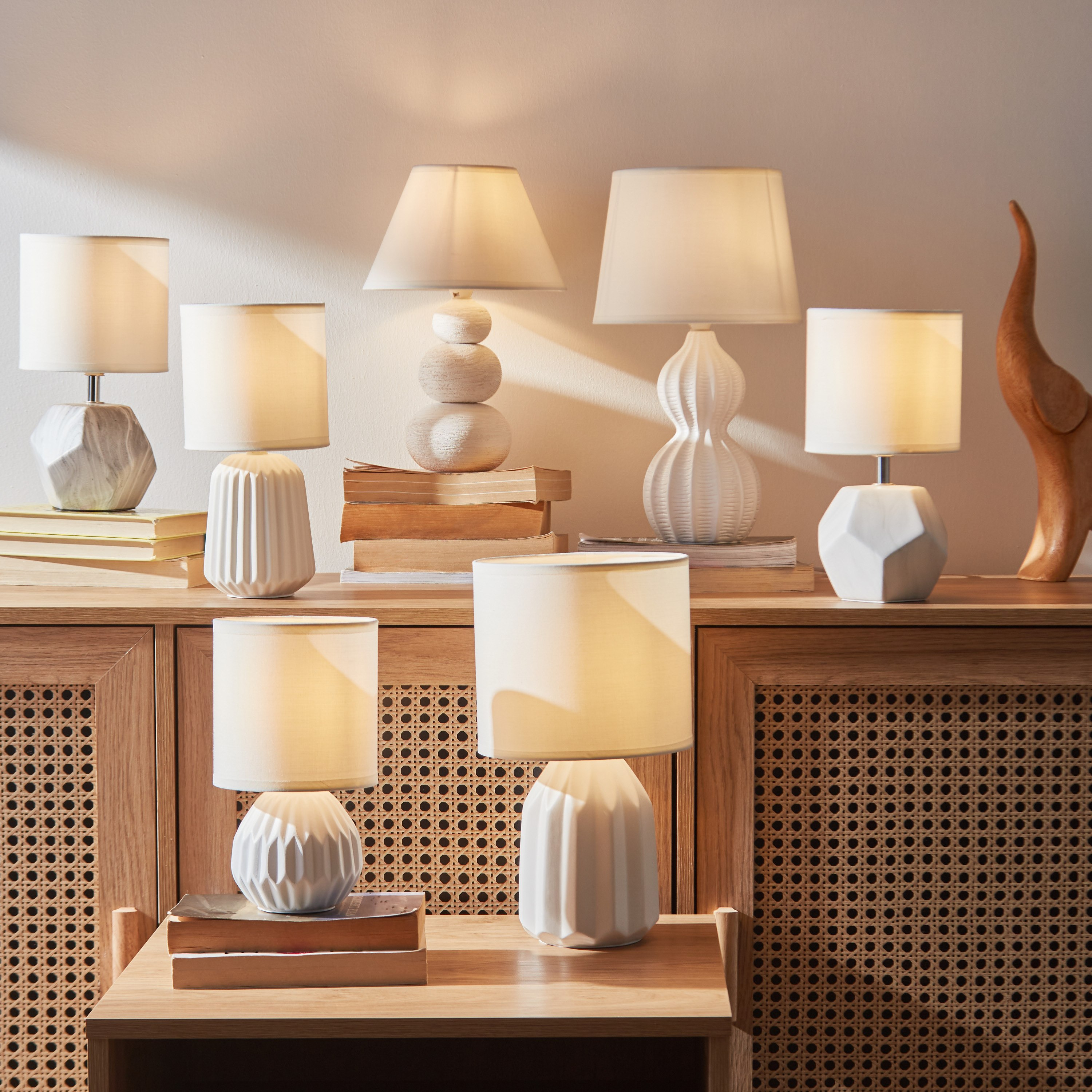 مصباح طاولة سيراميك من فيلورين - 14x26 سم-hbxlivingroom-lighting-tablelamps-image-5