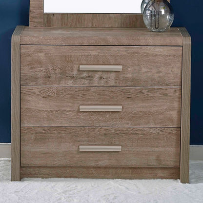 Curvy 3-Drawer Young Dresser without Mirror
