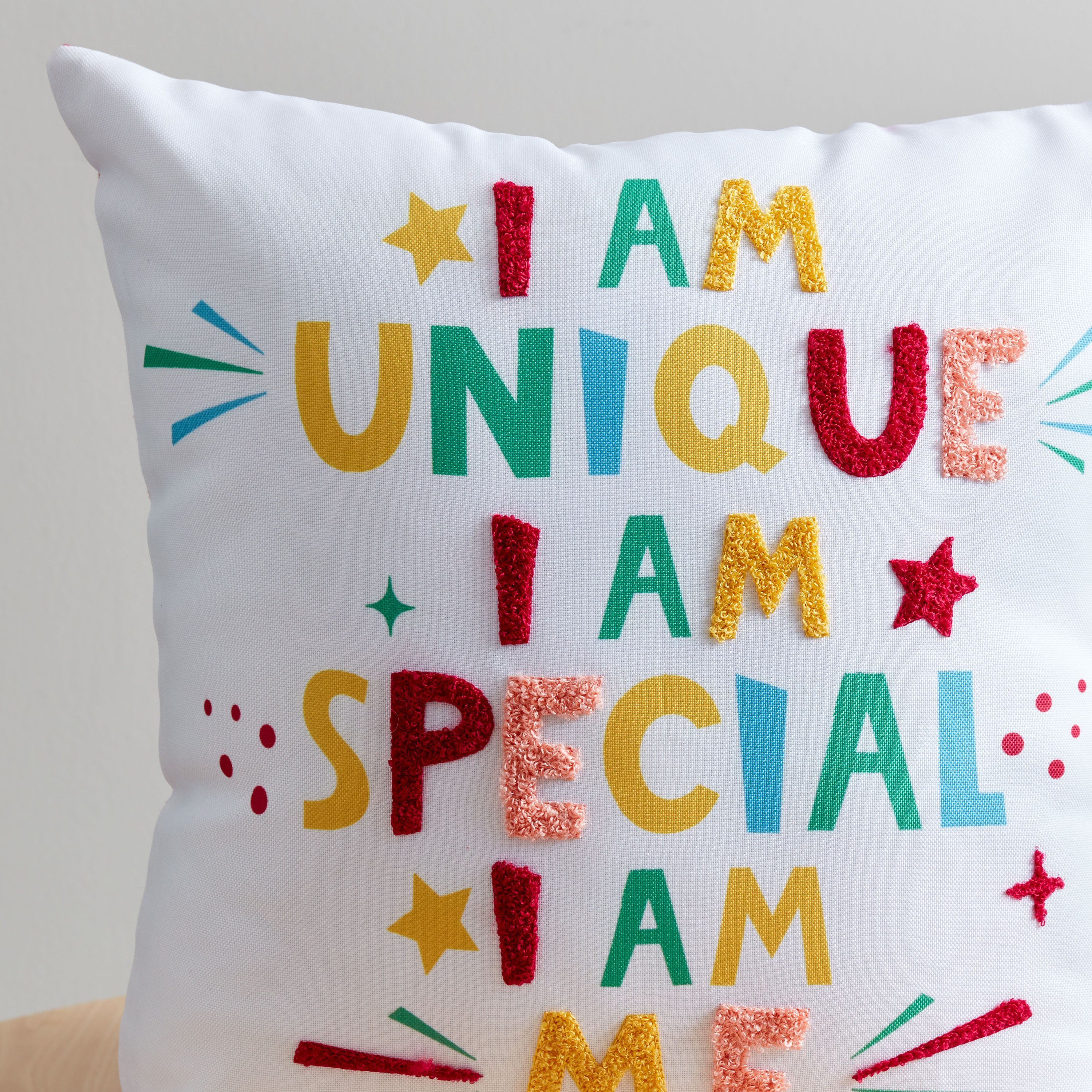 Rachel I Am Unique Cushion Cover - 40x40 cm-hbxhomeware-hbxkidsandyouth-image-2