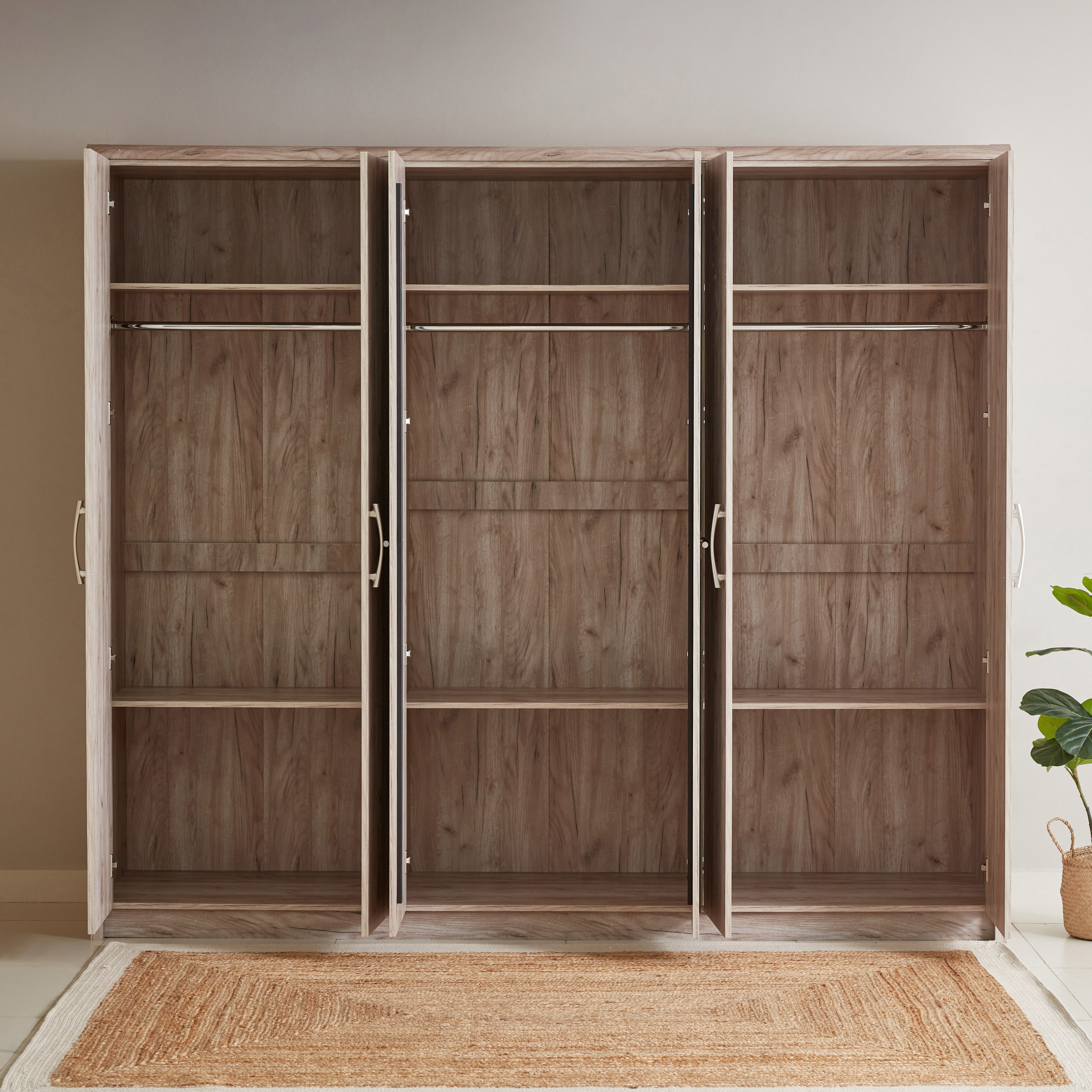 Chelsea 6-Door Wardrobe with Mirror-hbxfurniture-wardrobes-image-4