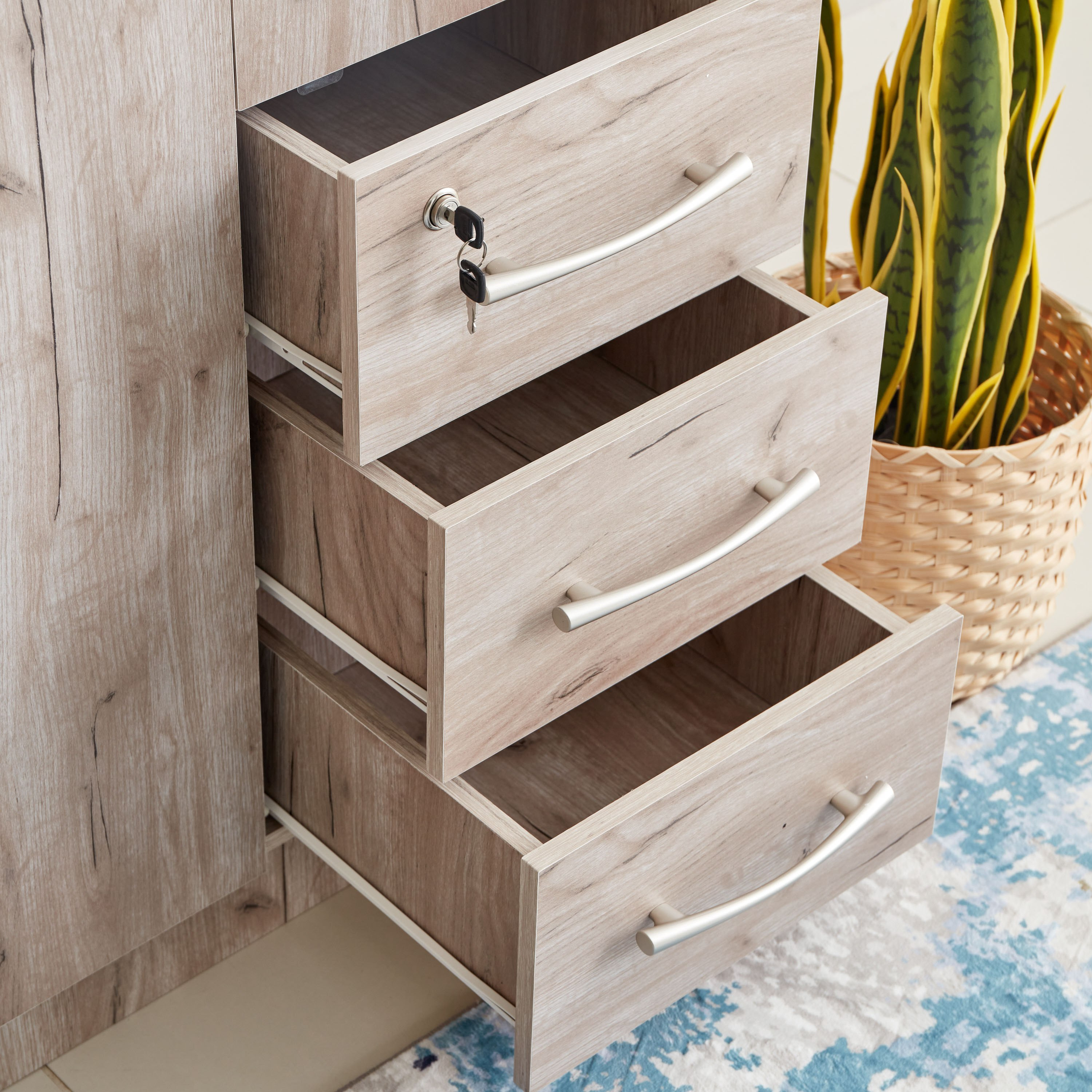 خزانة ملابس 3 أبواب بمرآة و3 أدراج من تشيلسي-hbxfurniture-wardrobes-image-7