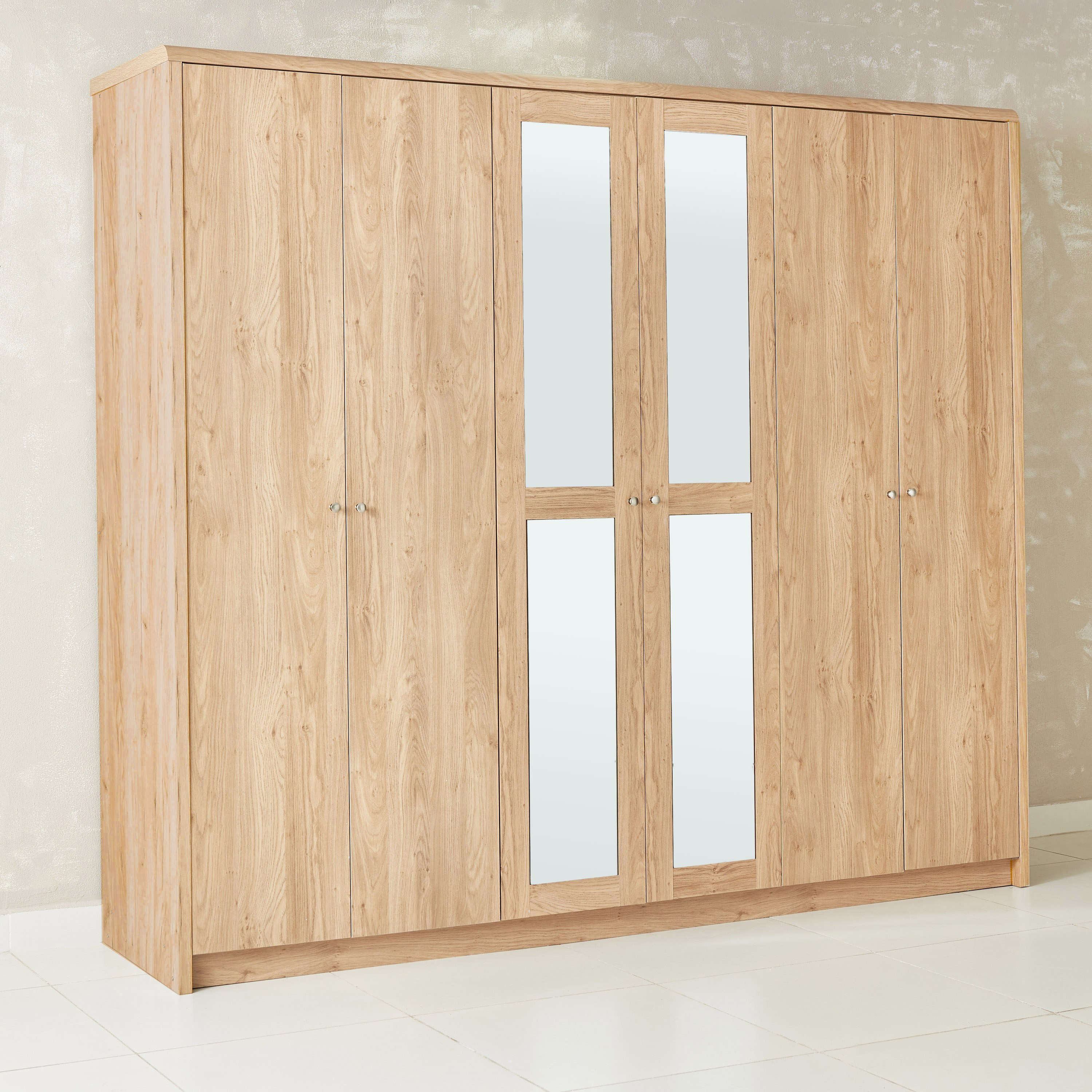 خزانة ملابس 6 أبواب بمرآة من نورديكا-hbxfurniture-wardrobes-image-9
