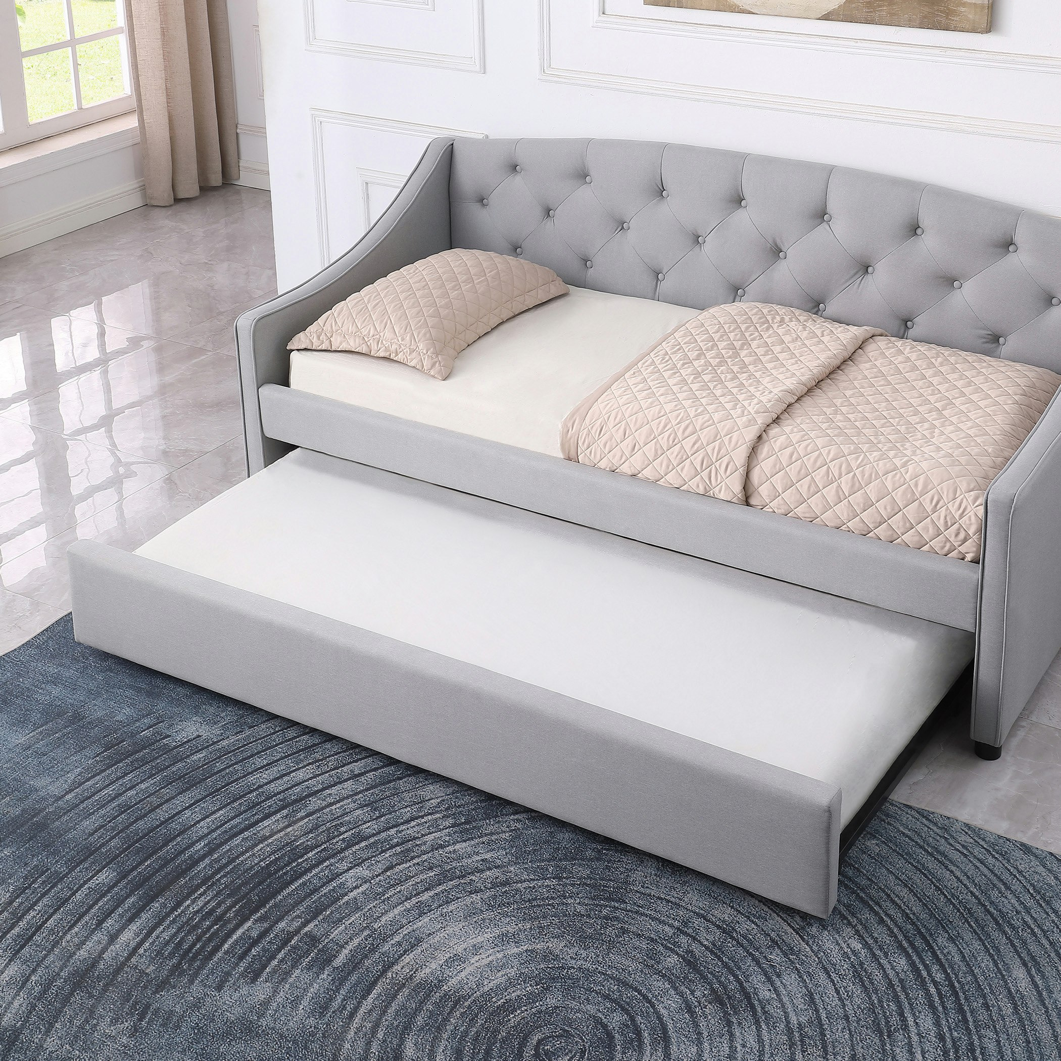سرير نهاري مع وحدة قابلة للسحب من نورديكا - 90x200 سم-hbxbedroom-bedsandbedsets-daybeds-image-4