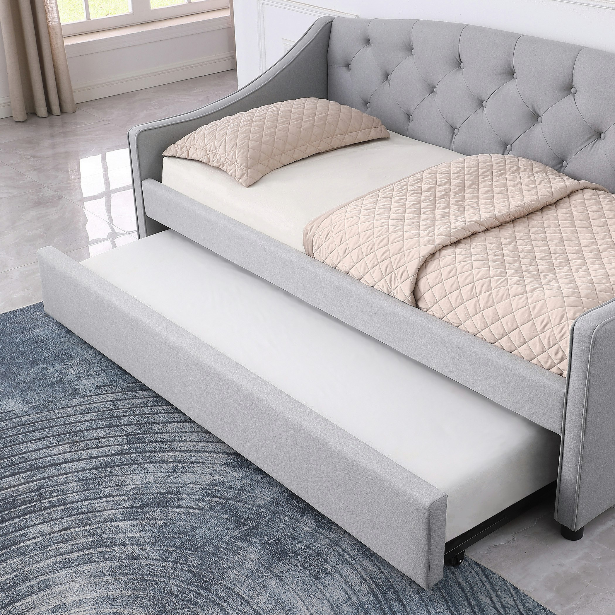 سرير نهاري مع وحدة قابلة للسحب من نورديكا - 90x200 سم-hbxbedroom-bedsandbedsets-daybeds-image-5