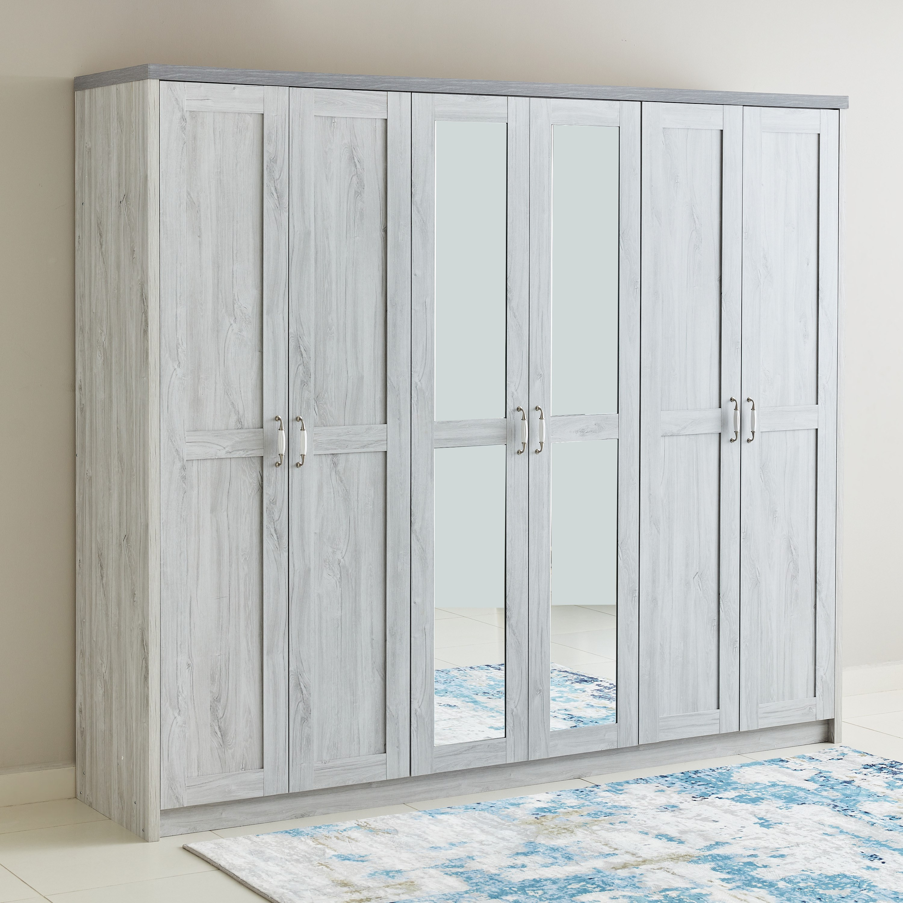 خزانة ملابس 6 أبواب بمرآة من أوستن-hbxfurniture-wardrobes-image-2