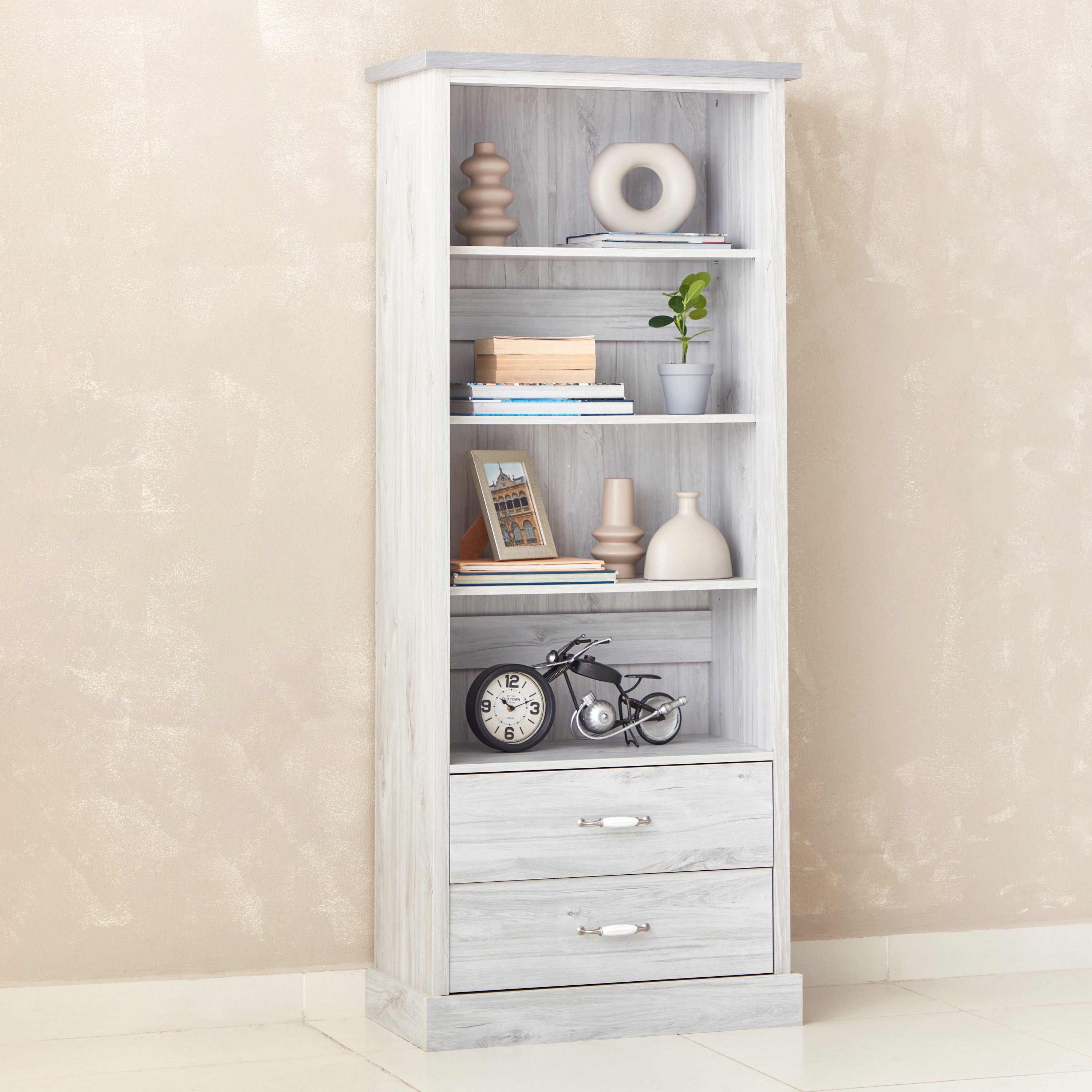 خزانة كتب بدرجين من أوستن-hbxfurniture-office-bookcases-image-1