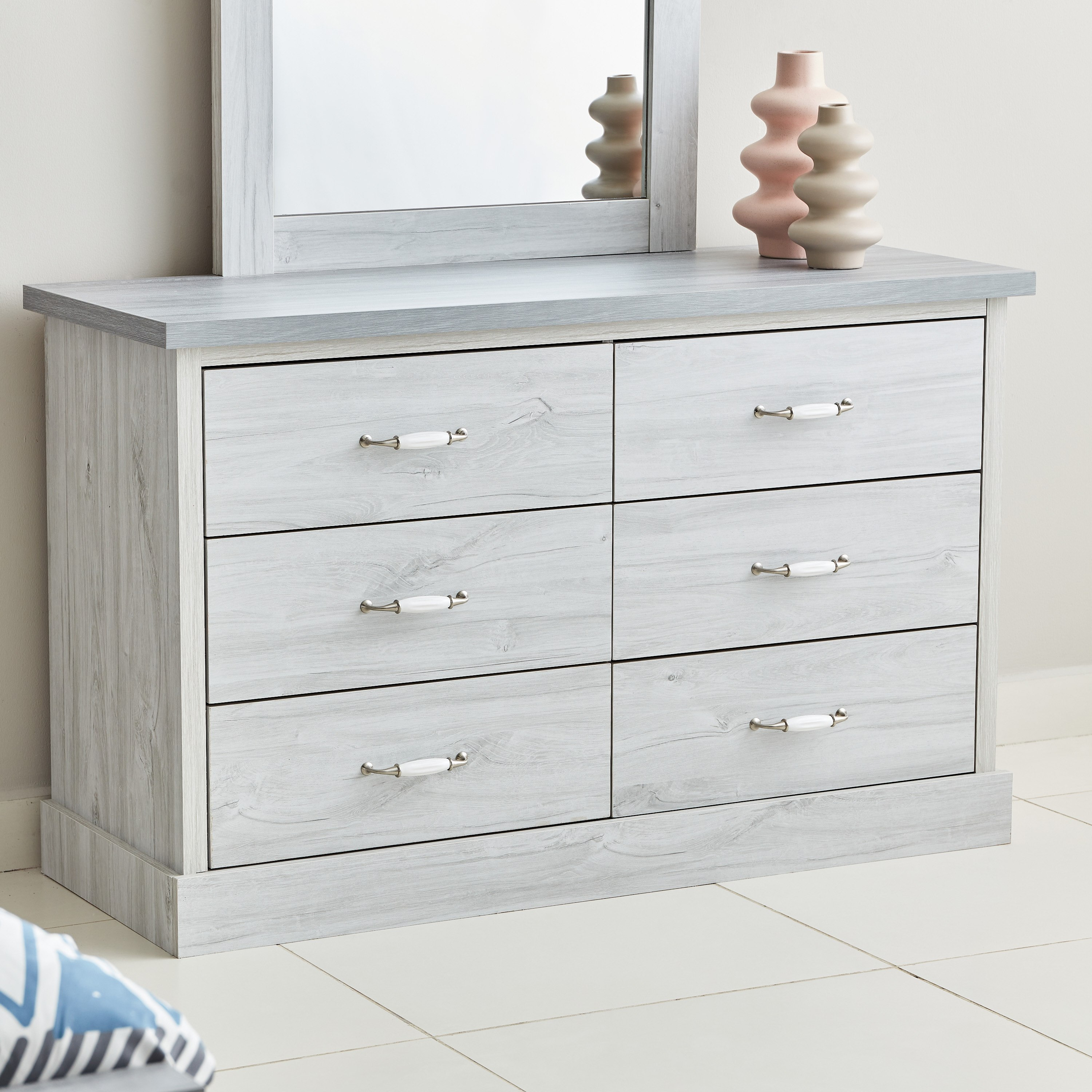 طاولة تزيين ماستر 6 أدراج دون مرآة من أوستن-hbxfurniture-bedroom-dressersandmirrors-image-3