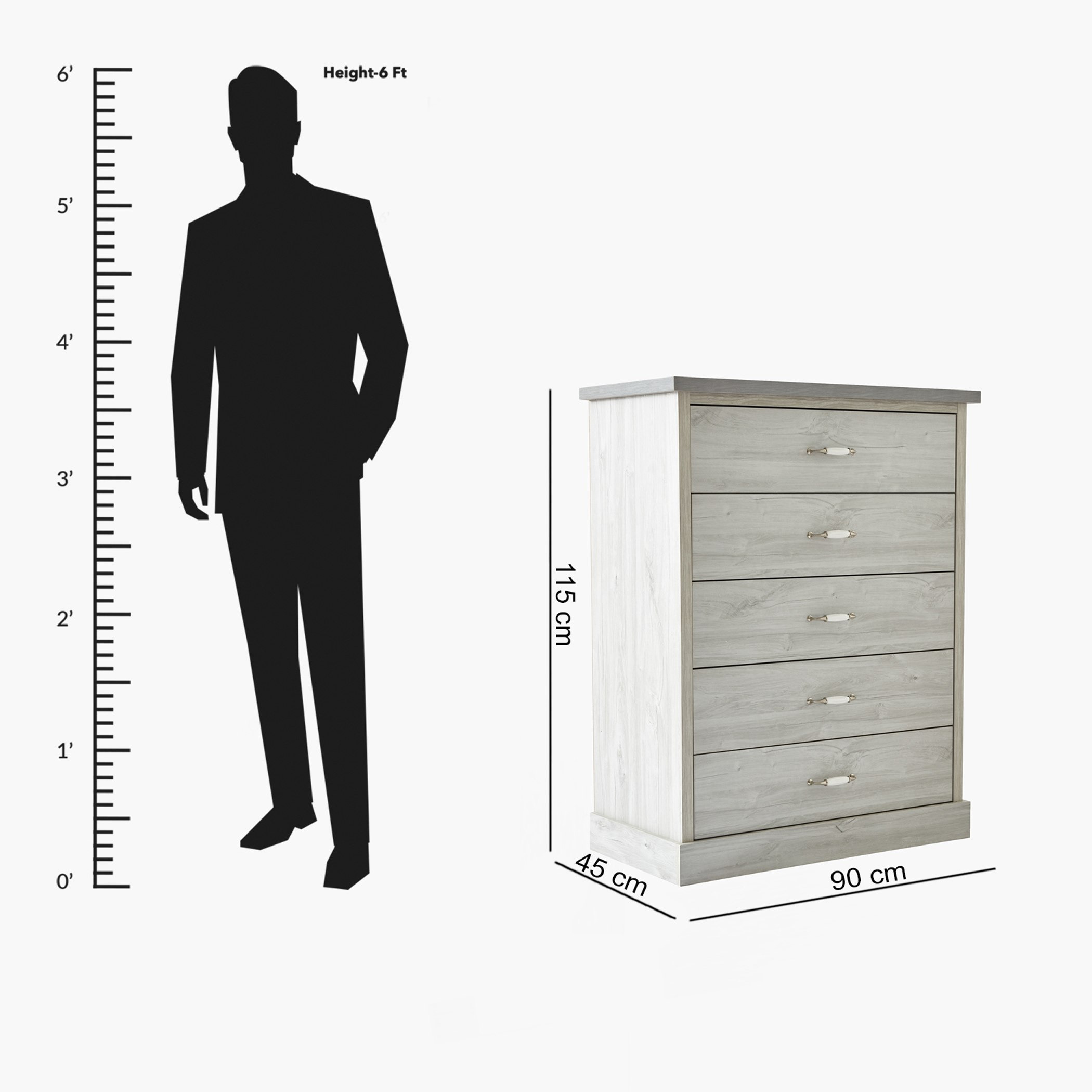 وحدة تخزين 5 أدراج من أوستن-hbxfurniture-dressersandchests-chestofdrawers-image-8