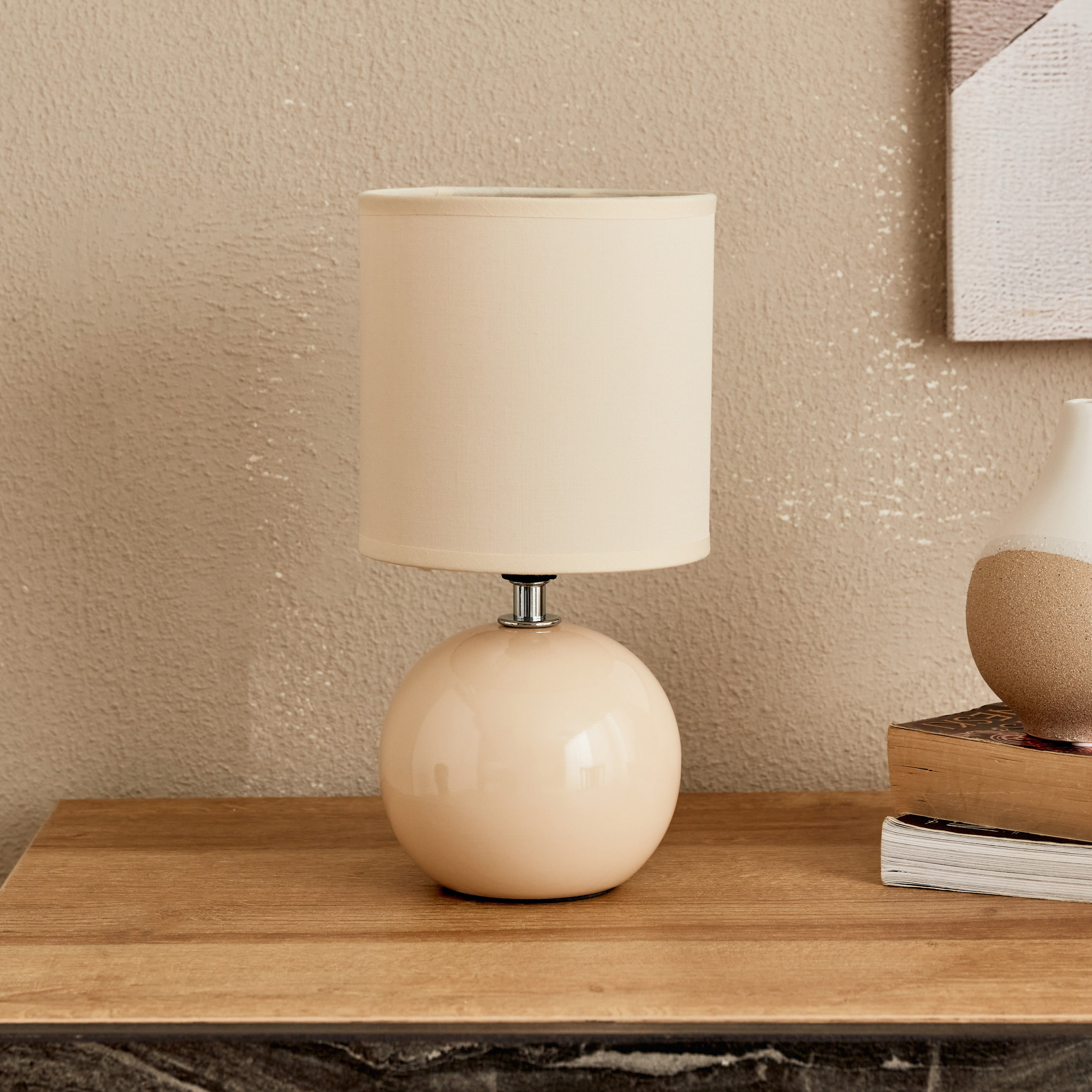 Clarc Ceramic Table Lamp - 13x13x24 cm-hbxlivingroom-lighting-tablelamps-image-1