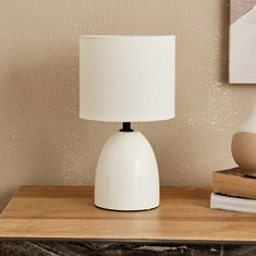 Clarc Ceramic Table Lamp - 15.5x15.5x27.5 cm