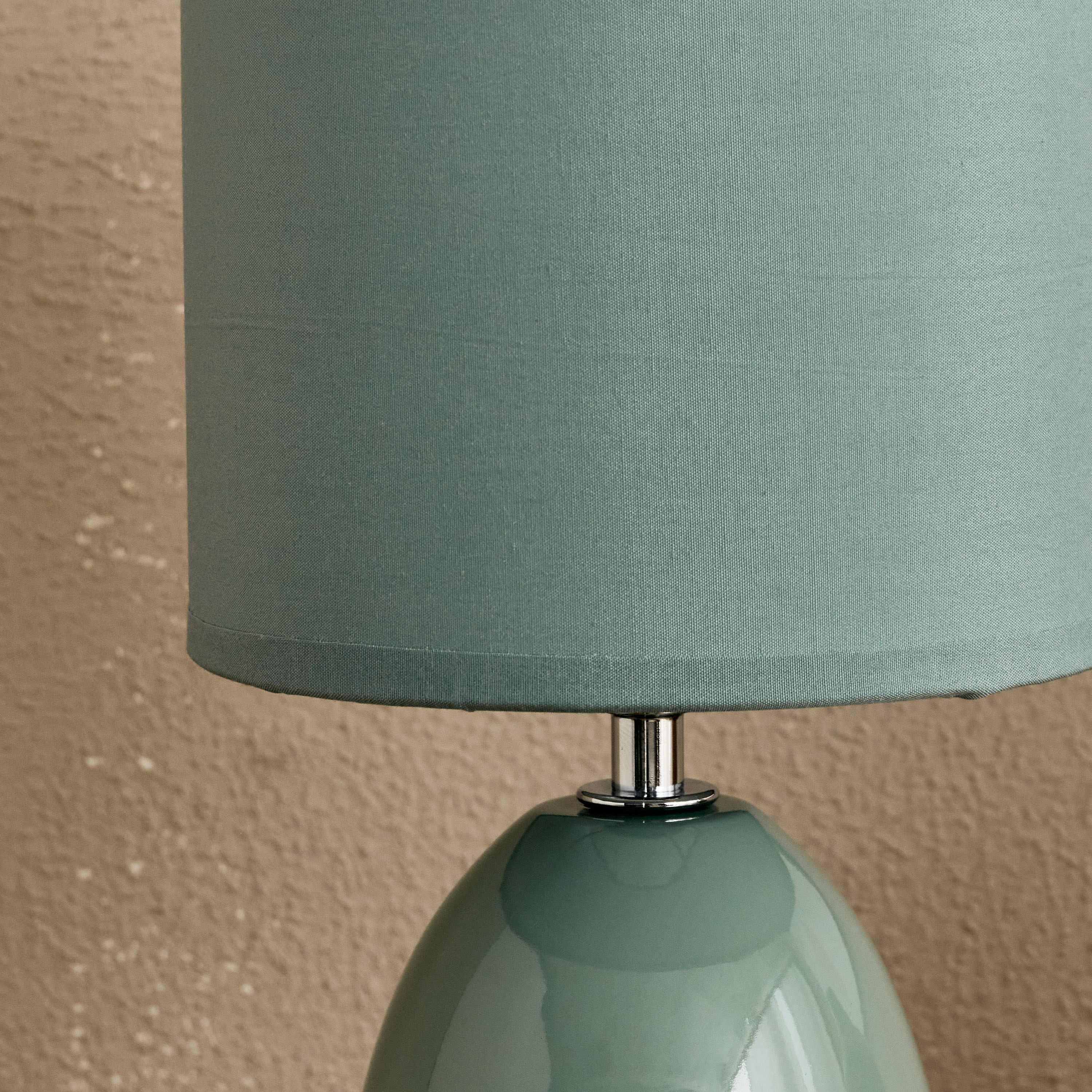 مصباح طاولة سيراميك من كلارك - 15.5x15.5x27.5 سم-hbxlivingroom-lighting-tablelamps-image-3