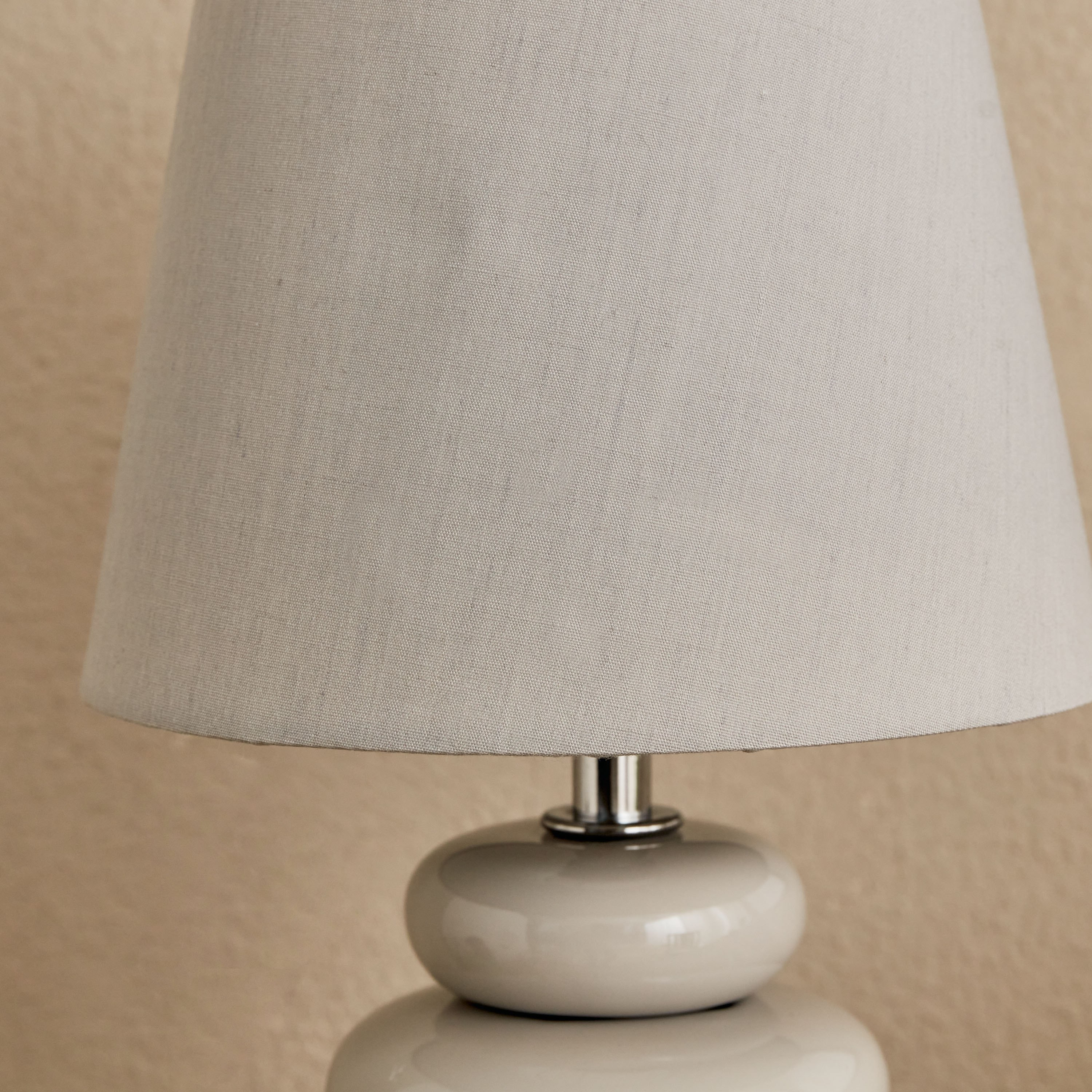 مصباح طاولة سيراميك من كلارك - 17x17x30 سم-hbxlivingroom-lighting-tablelamps-image-3