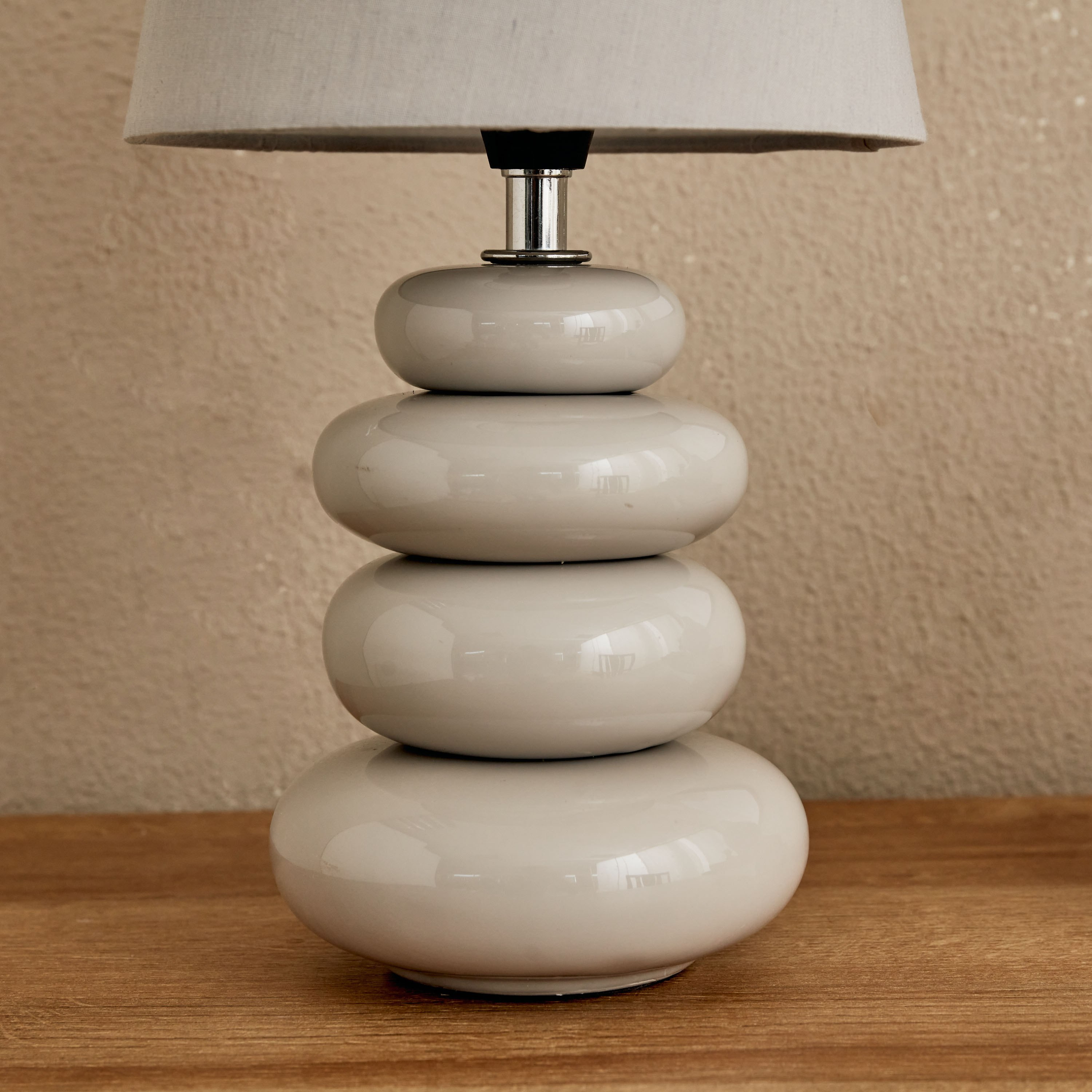 مصباح طاولة سيراميك من كلارك - 17x17x30 سم-hbxlivingroom-lighting-tablelamps-image-4