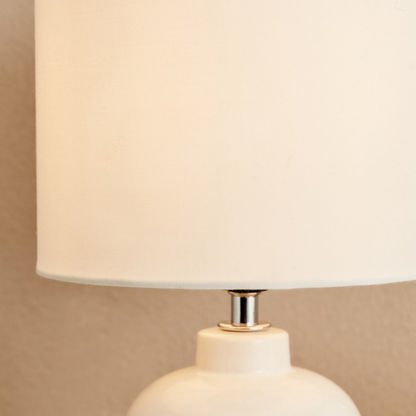 Clarc Ceramic Table Lamp - 18x18x32 cms