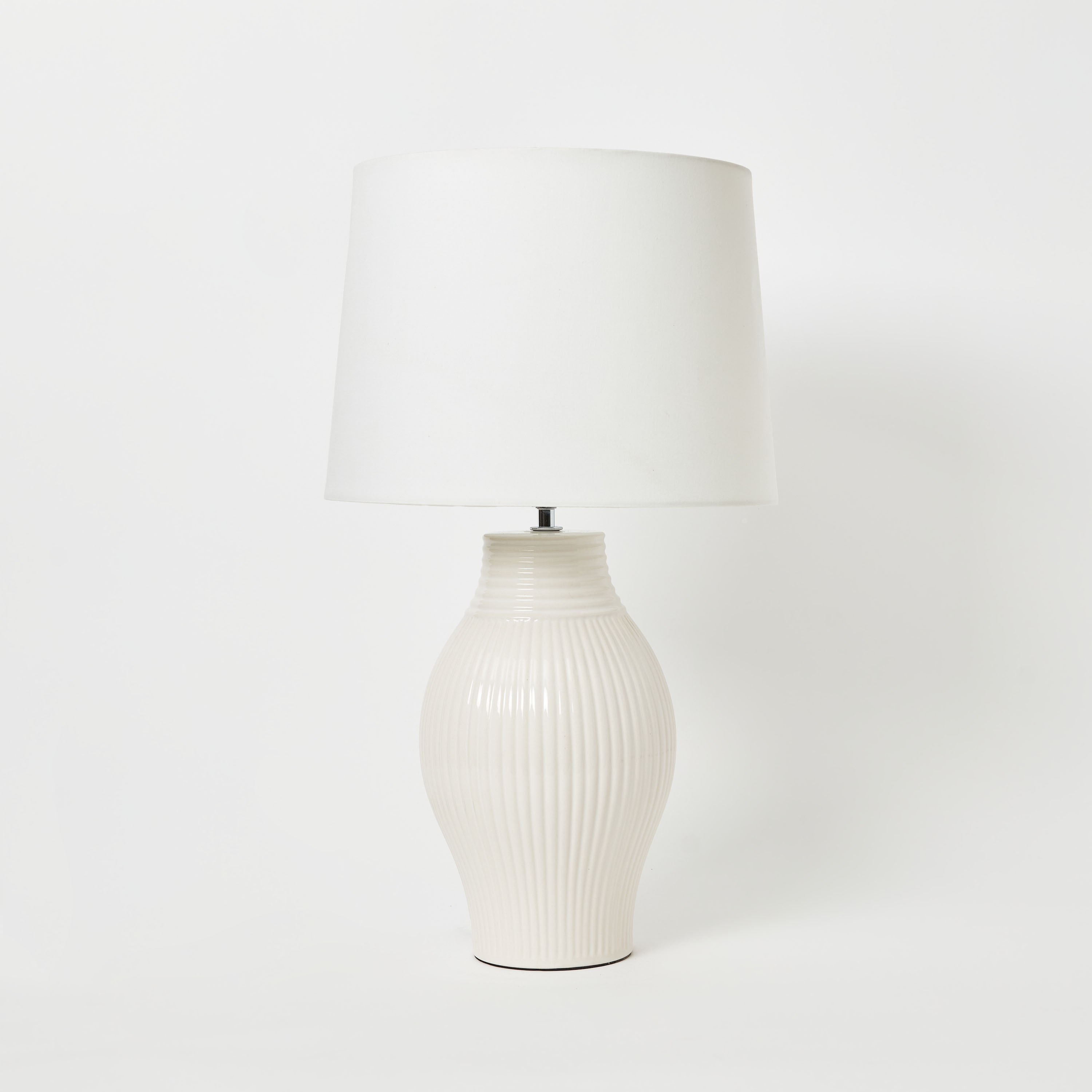 مصباح طاولة سيراميك من كلارك - 32x32x55 سم-hbxlivingroom-lighting-tablelamps-image-6