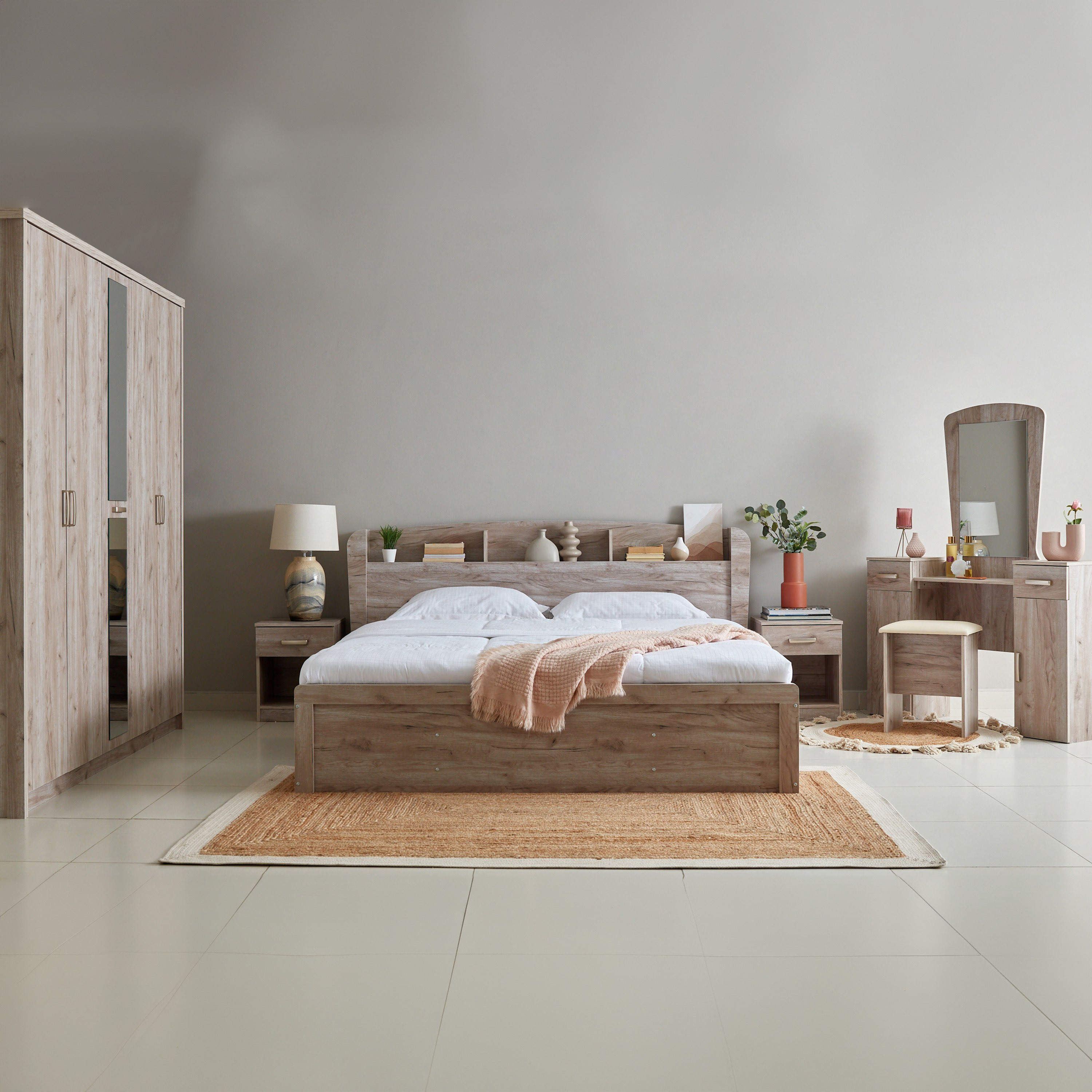 طقم غرفة نوم كينج 6 قطع - كينت من موڤو - 180×200 سم-hbxbedroom-bedsandbedsets-bedroomsets-king-image-19