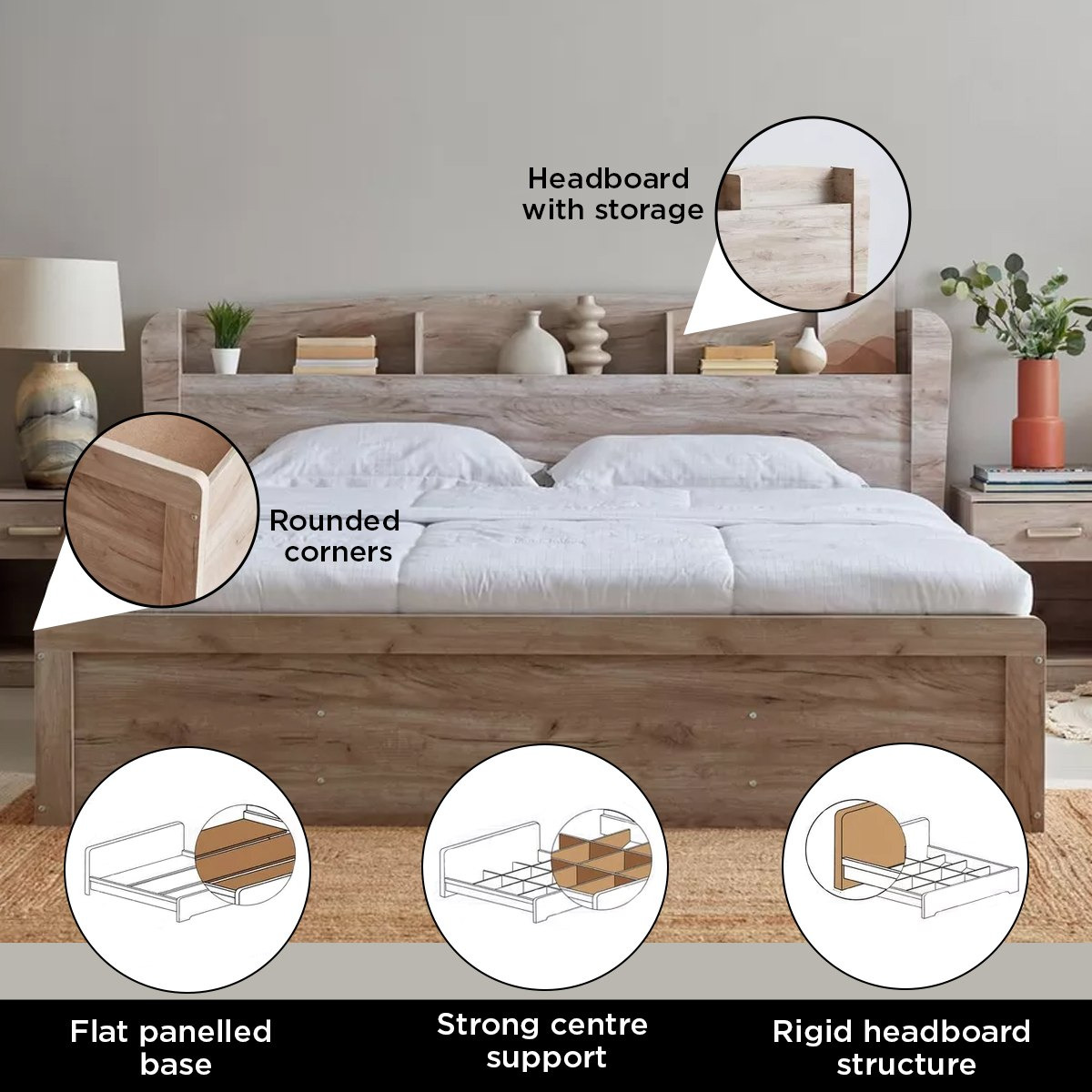 طقم غرفة نوم كينج 6 قطع - كينت من موڤو - 180×200 سم-hbxbedroom-bedsandbedsets-bedroomsets-king-image-6