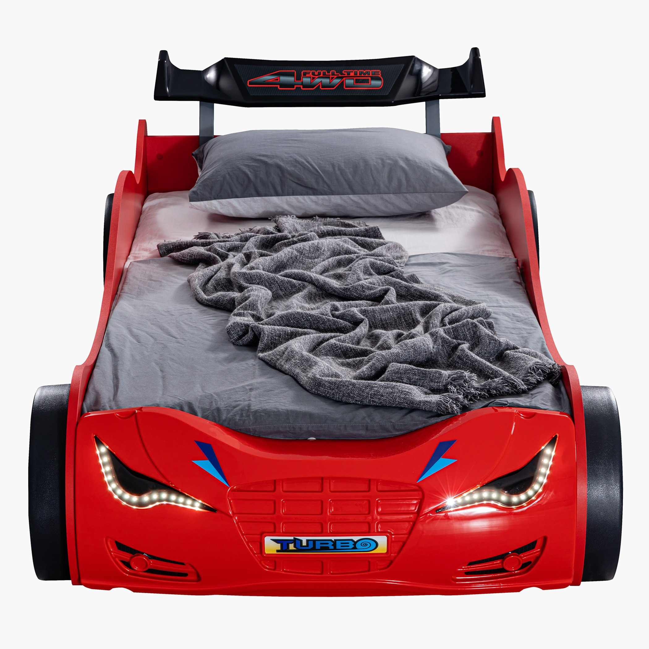 Vanilla Turbo Single Car Bed - 90x190 cm-hbxfurniture-bedsandbedsets-beds-single-image-2