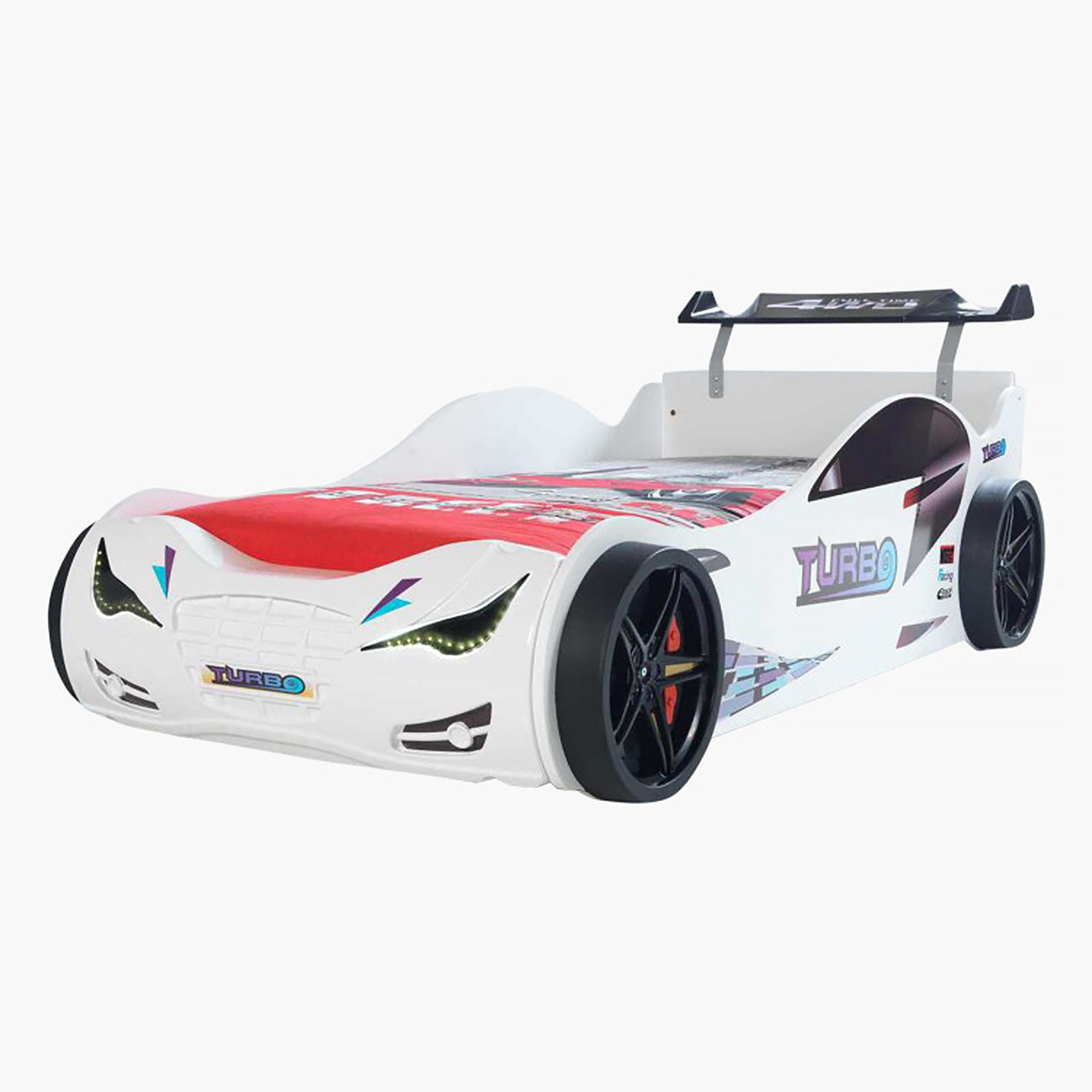 Vanilla Turbo Single Car Bed - 90x190 cm-hbxfurniture-bedsandbedsets-beds-single-image-2