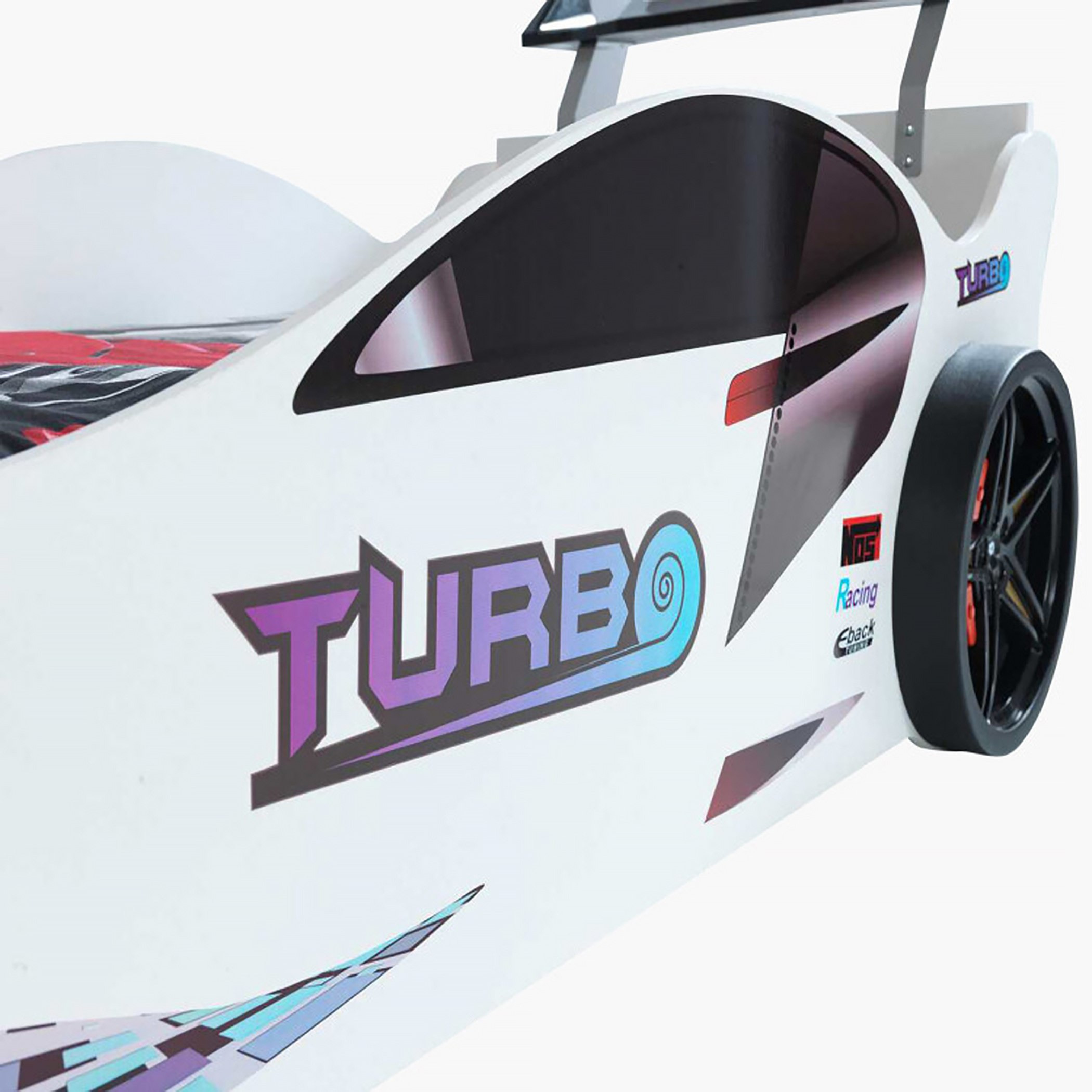 Vanilla Turbo Single Car Bed - 90x190 cm-hbxfurniture-bedsandbedsets-beds-single-image-5