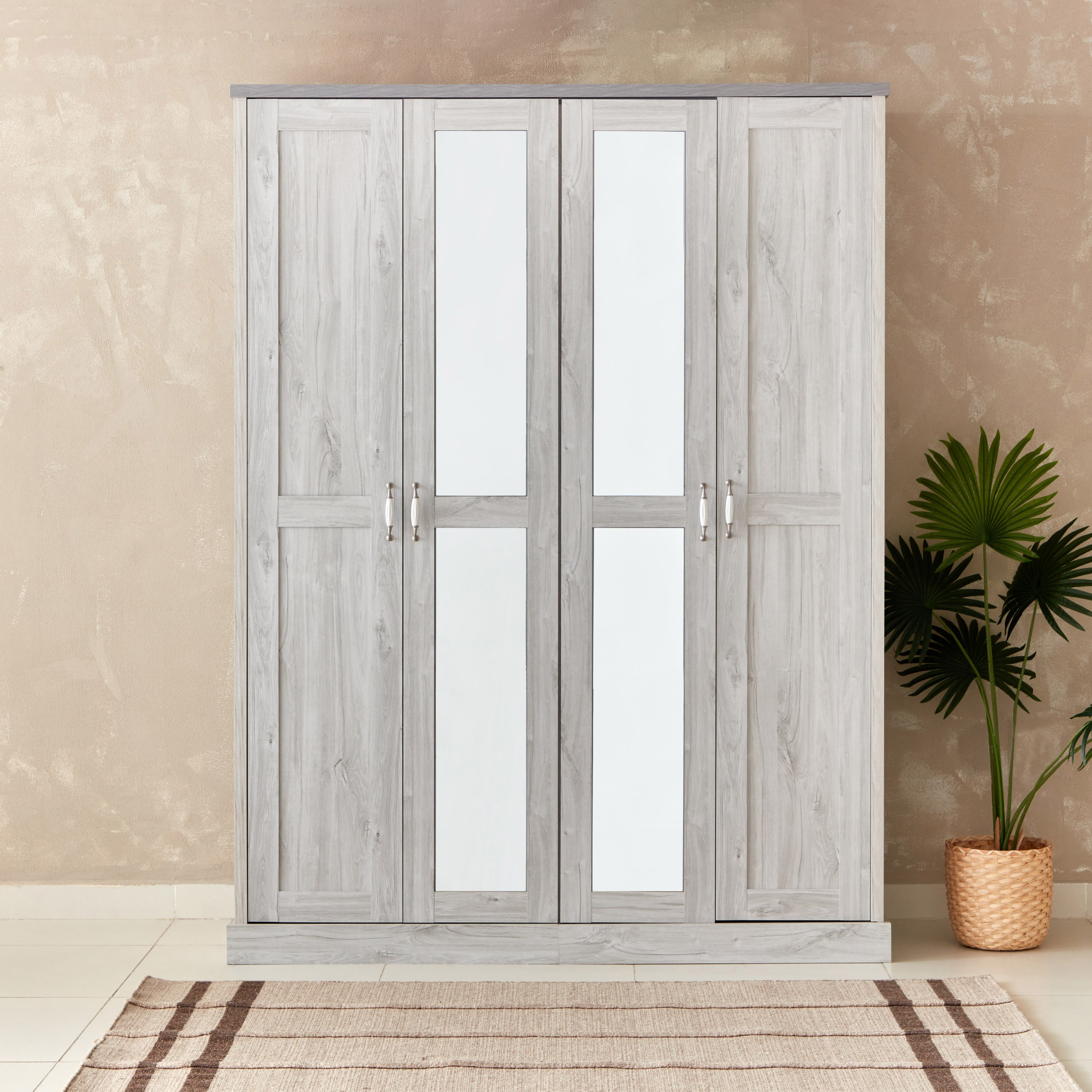 خزانة ملابس 4 أبواب بمرآة من أوستن-hbxfurniture-wardrobes-image-1