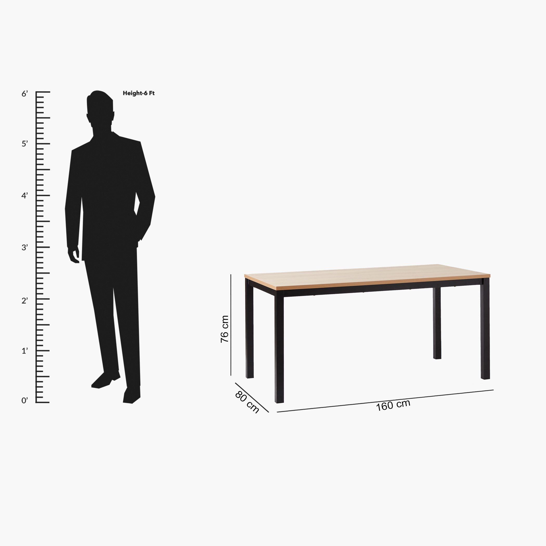 طاولة سفرة 6 مقاعد من أوربان-hbxdiningroom-diningtablesandsets-diningtables-sixseater-image-10