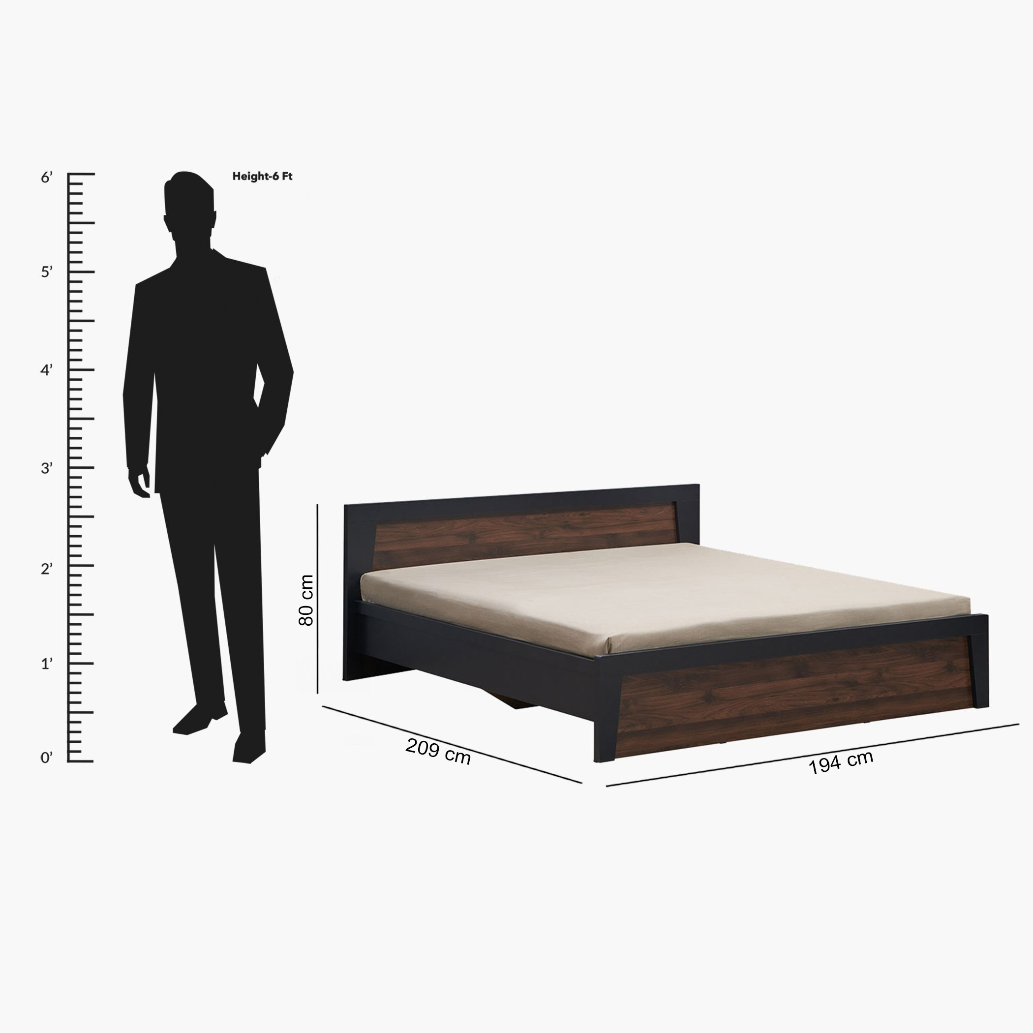 طقم غرفة نوم كينج 5 قطع - برايم من موڤو - 200x180 سم-hbxbedroom-bedsandbedsets-bedroomsets-king-image-19