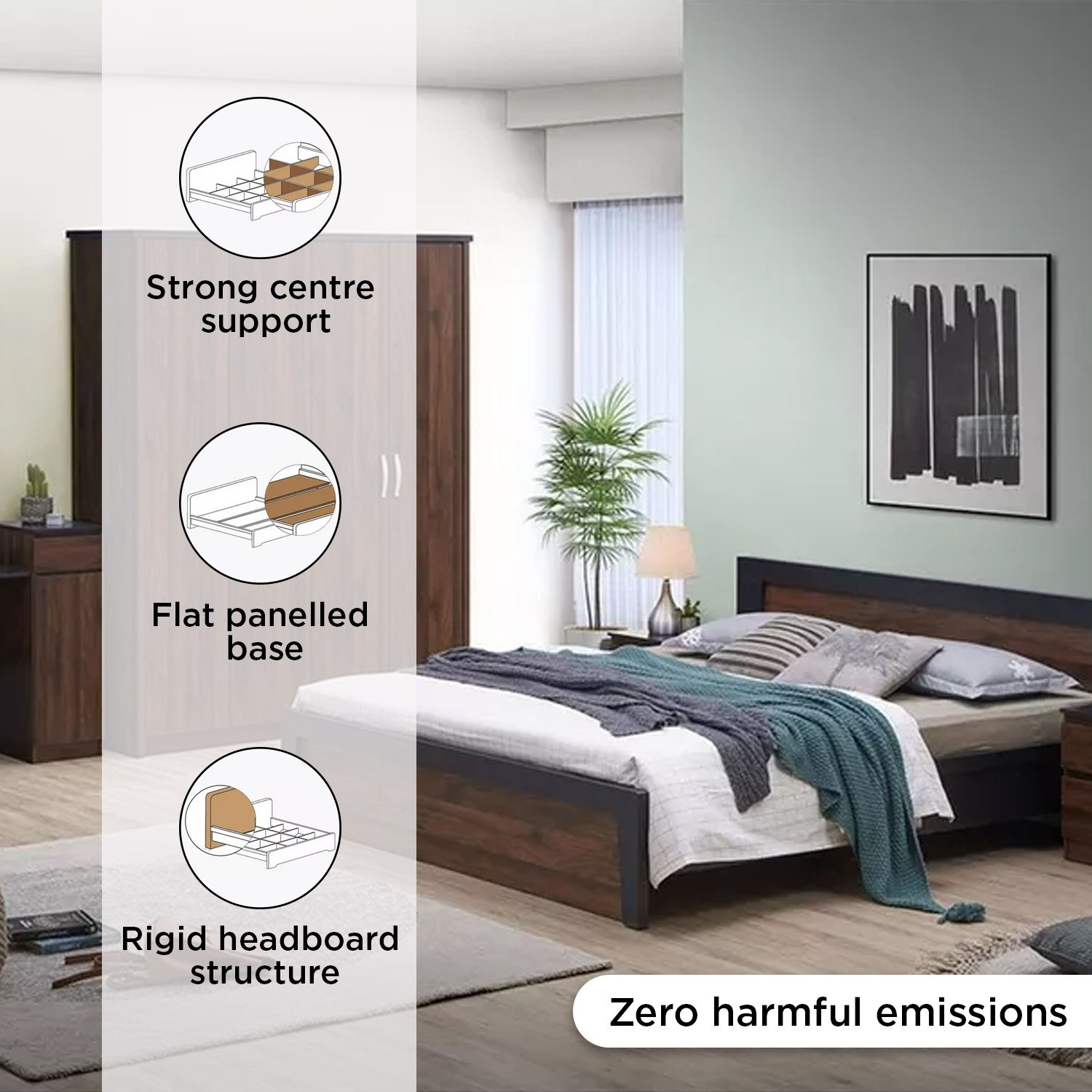طقم غرفة نوم كينج 5 قطع - برايم من موڤو - 200x180 سم-hbxbedroom-bedsandbedsets-bedroomsets-king-image-23