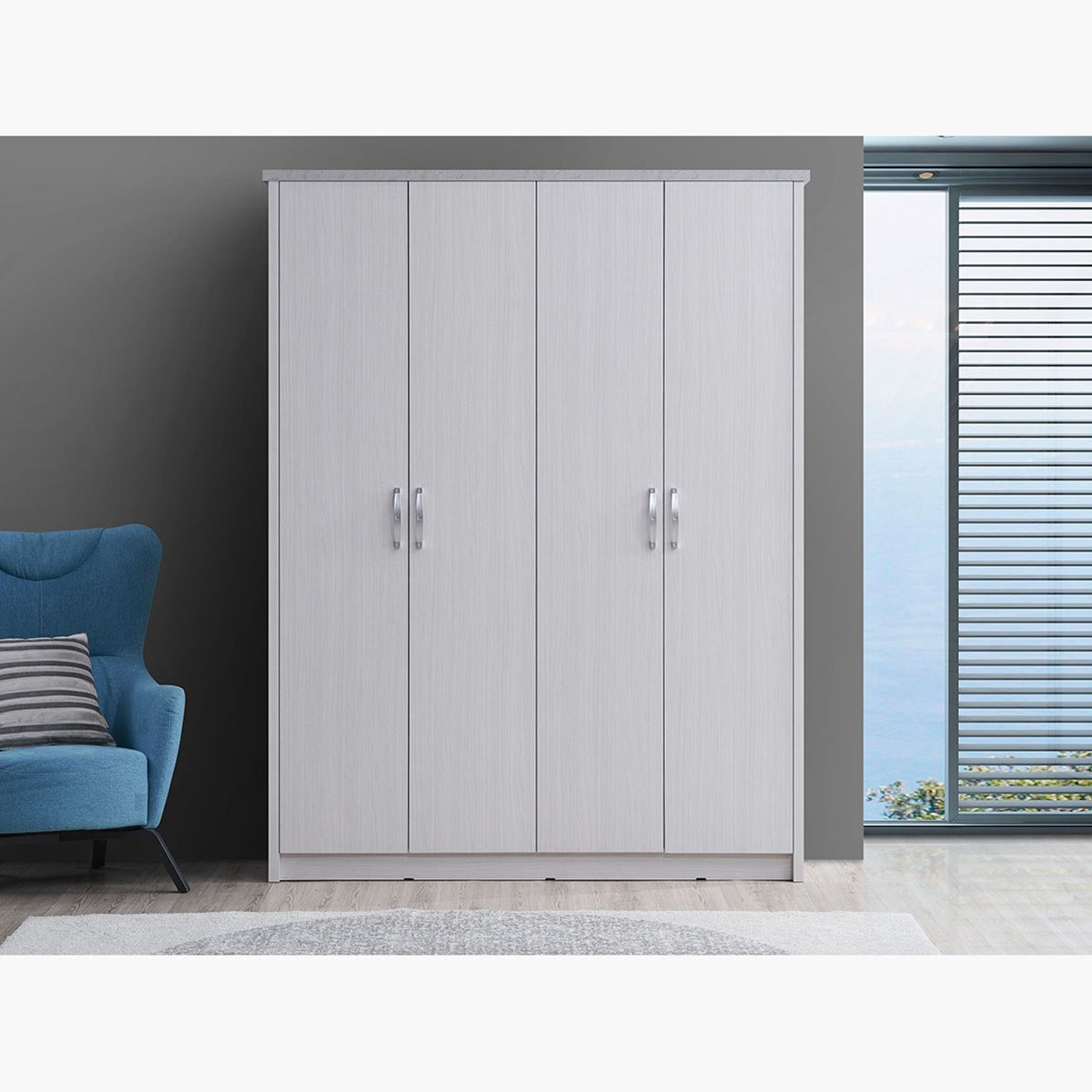 Movo Prime 4-Door Wardrobe-hbxfurniture-wardrobes-image-2