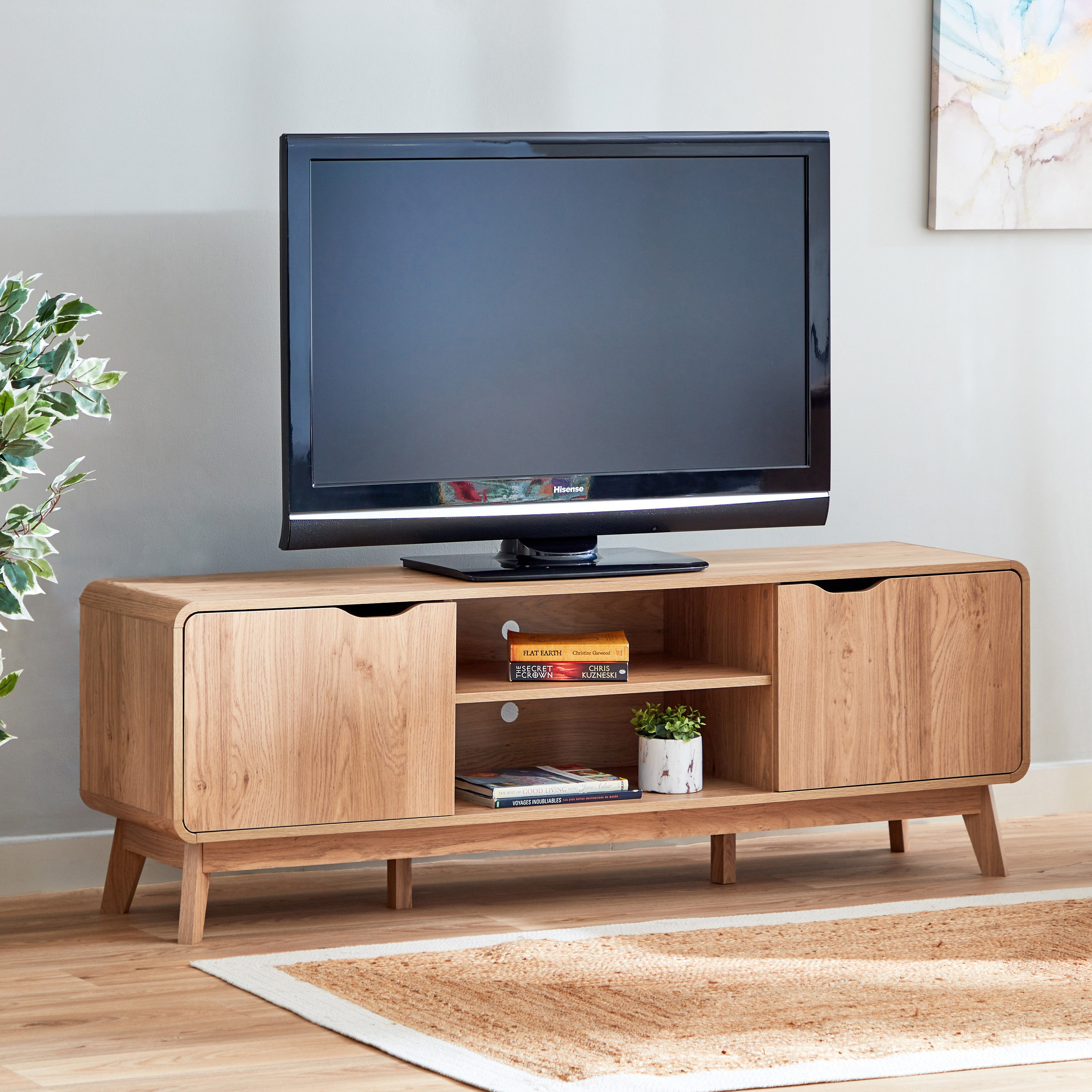 Buy Nordic Spring Low TV Unit for TVs up to 65 inches Online in 