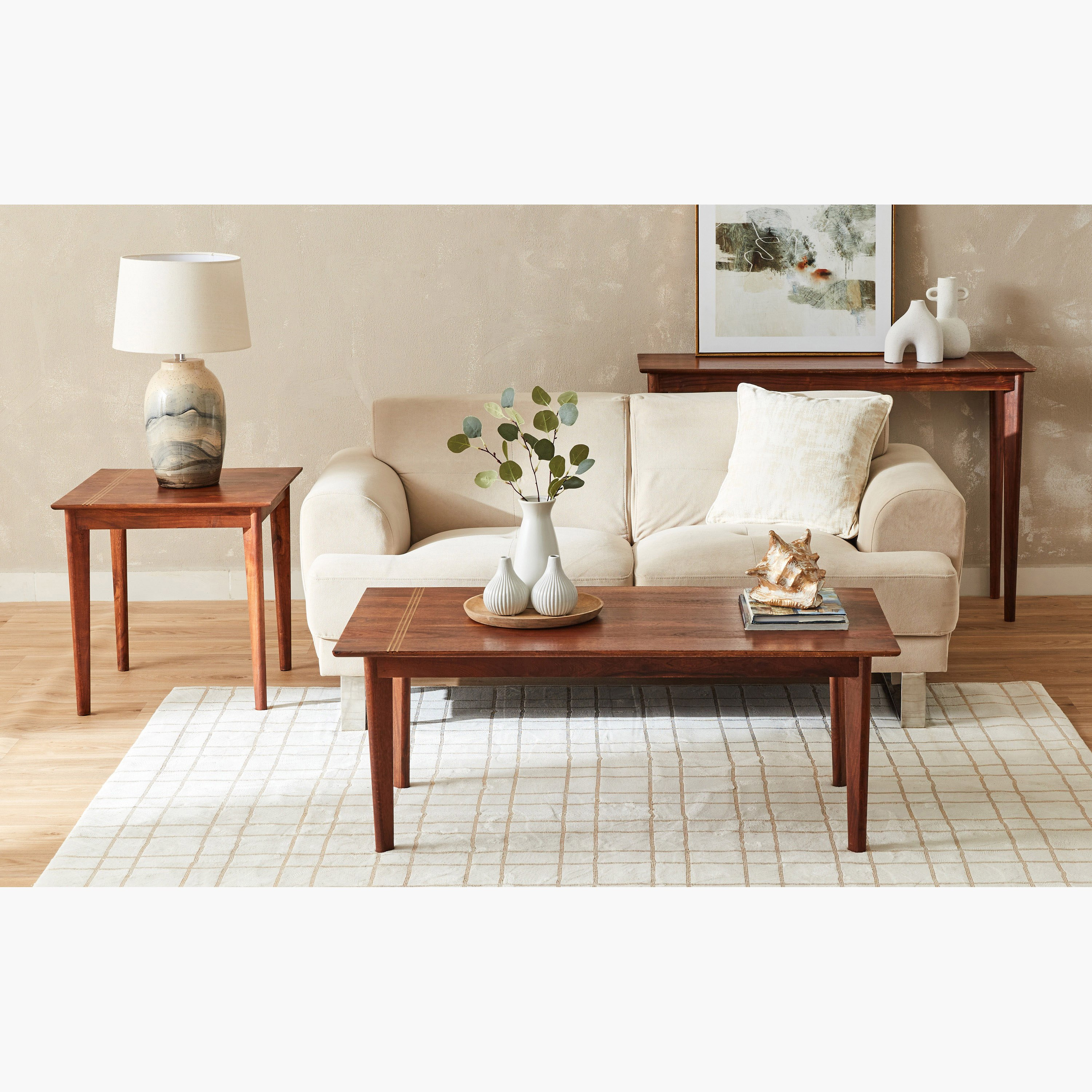 طاولة كونسول مطعمة بالنحاس - إيفورا لوكس من فيندرا -hbxfurniture-tablesandstands-consoletables-image-6