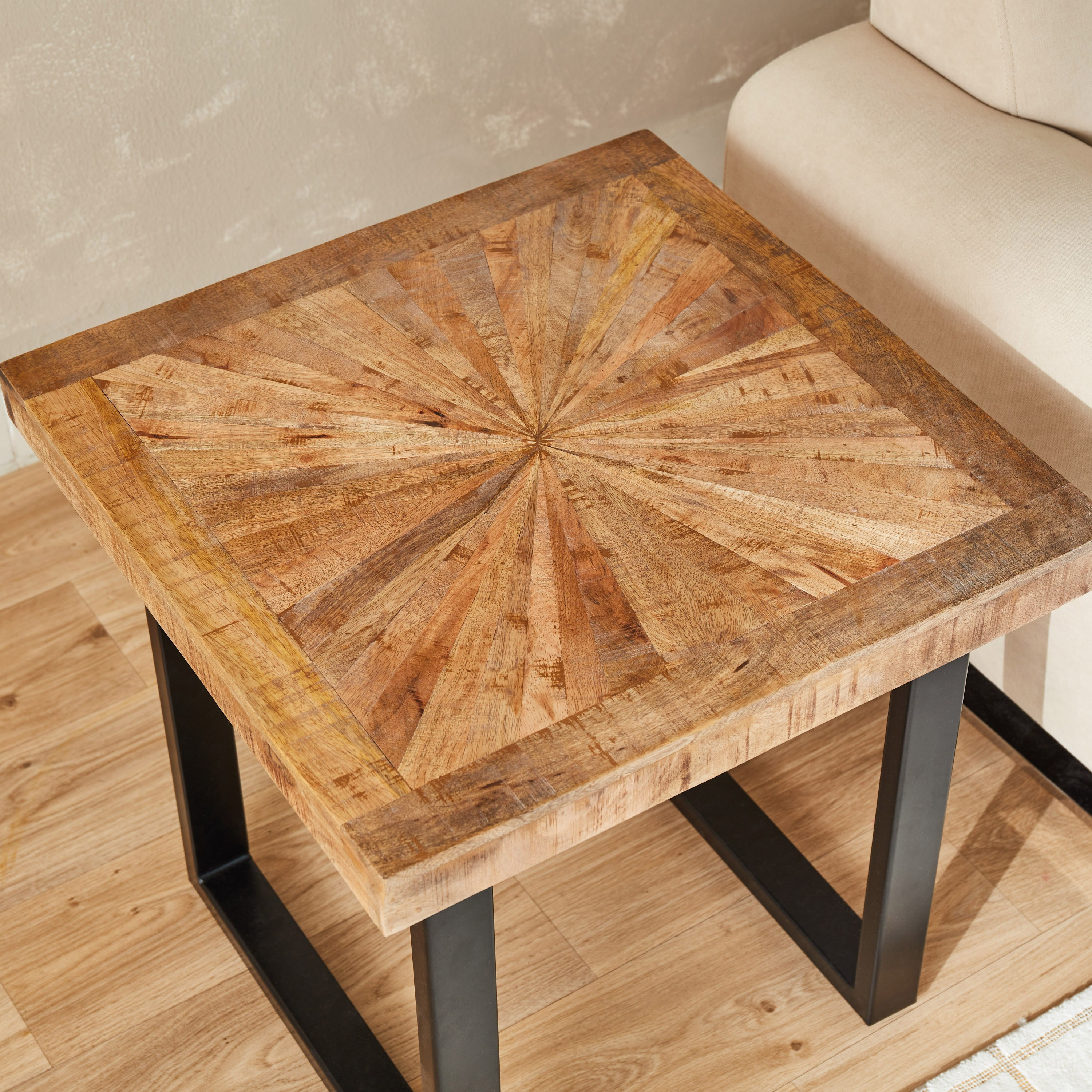 Cavon Florya Solid Wood End Table-hbxfurniture-livingroom-endtables-image-3