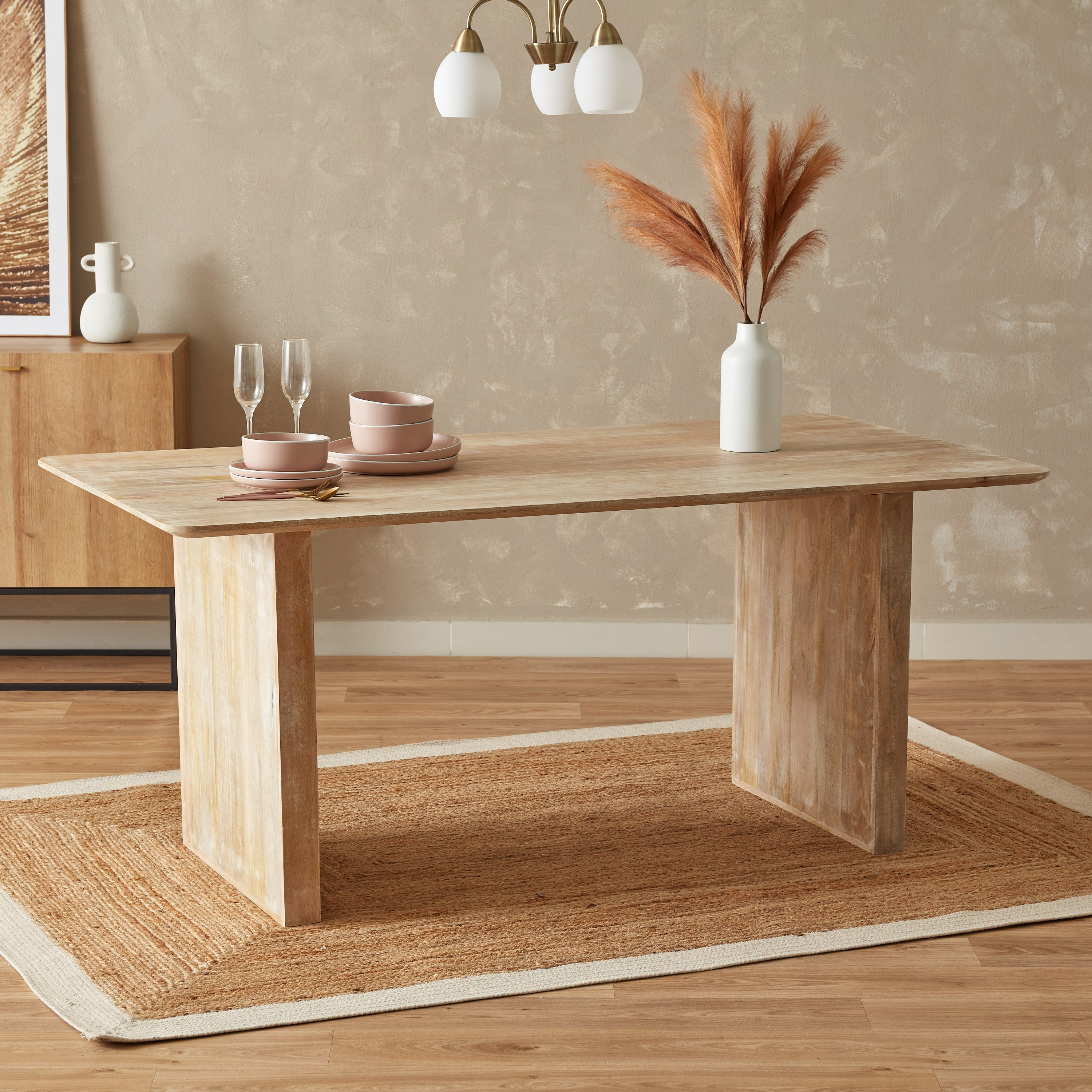 Vendra Anton 6-Seater Dining Table-hbxdiningroom-diningtablesandsets-diningtables-sixseater-image-1