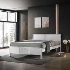 Stova Dana Queen Solid Wood Bed - 150x200 cm