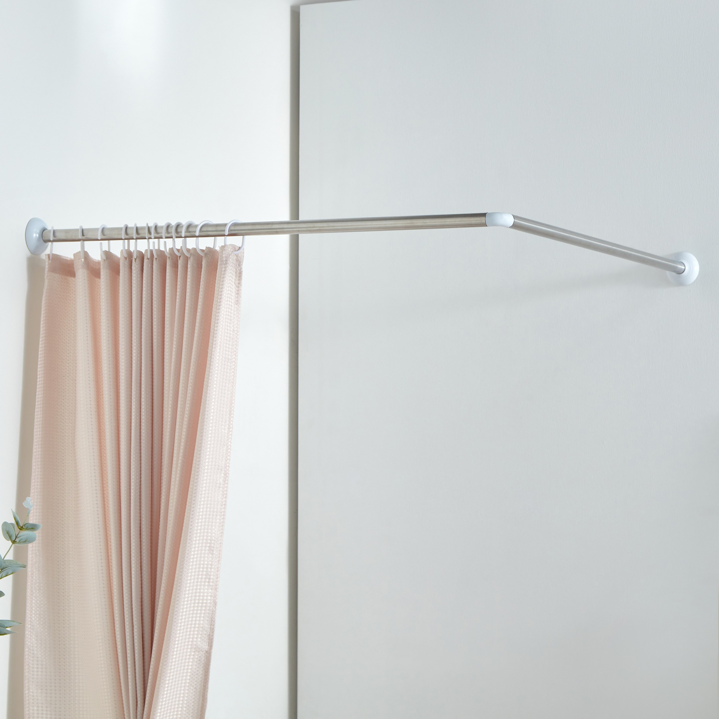 عمود ستارة استحمام على شكل حرف L من نيو - 80x80 سم-hbxbathroom-curtainsandrods-curtainrods-image-1