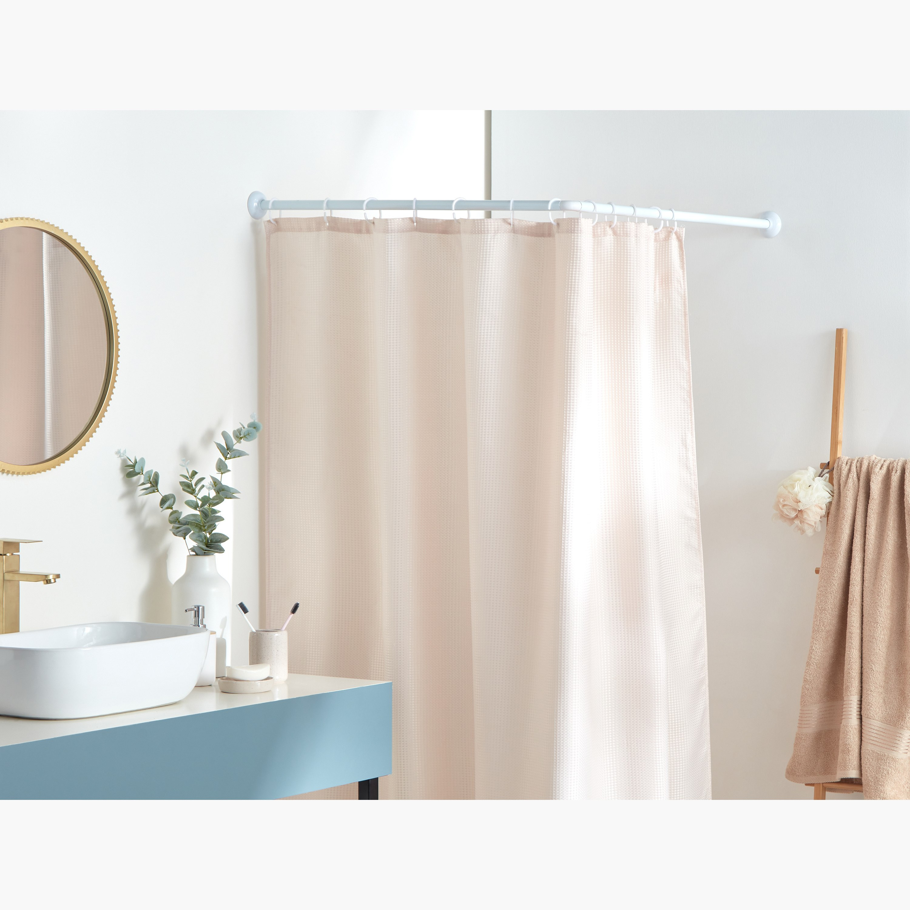 Neo L-Shaped Shower Curtain Pole - 80x80 cm-hbxbathroom-curtainsandrods-curtainrods-image-7
