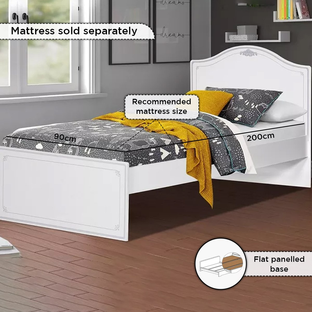 سرير فردي من سبرينج - 90x200 سم-hbxfurniture-bedsandbedsets-beds-single-image-5
