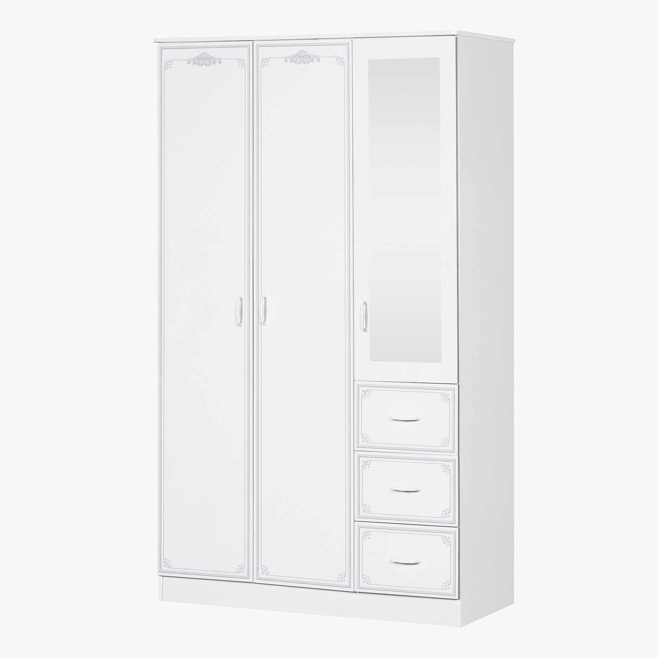 خزانة ملابس 3 أبواب بمرآة و3 أدراج من سبرينج-hbxfurniture-wardrobes-image-6