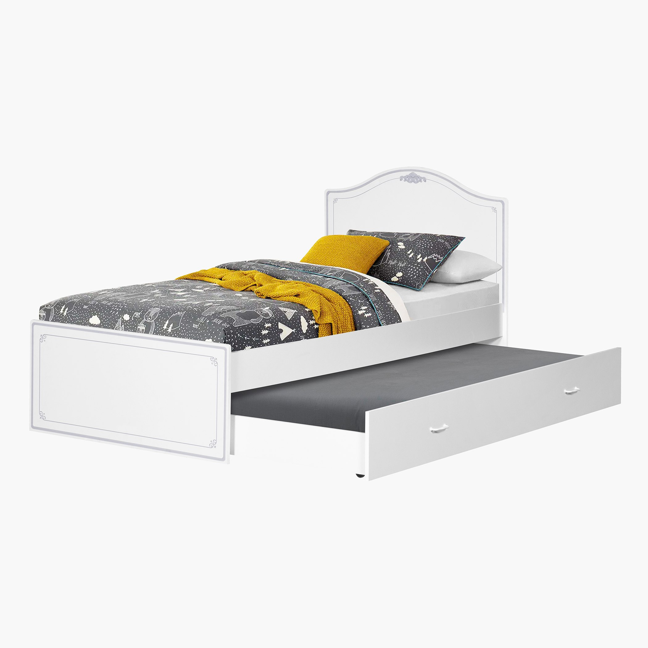 سرير فردي قابل للسّحب من سبرينج - 190x90 سم-hbxfurniture-bedsandbedsets-beds-image-4