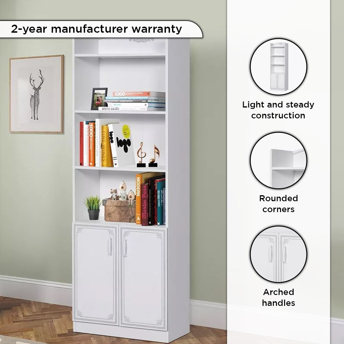 Spring 2-Door Bookcase-hbxfurniture-office-bookcases-image-4