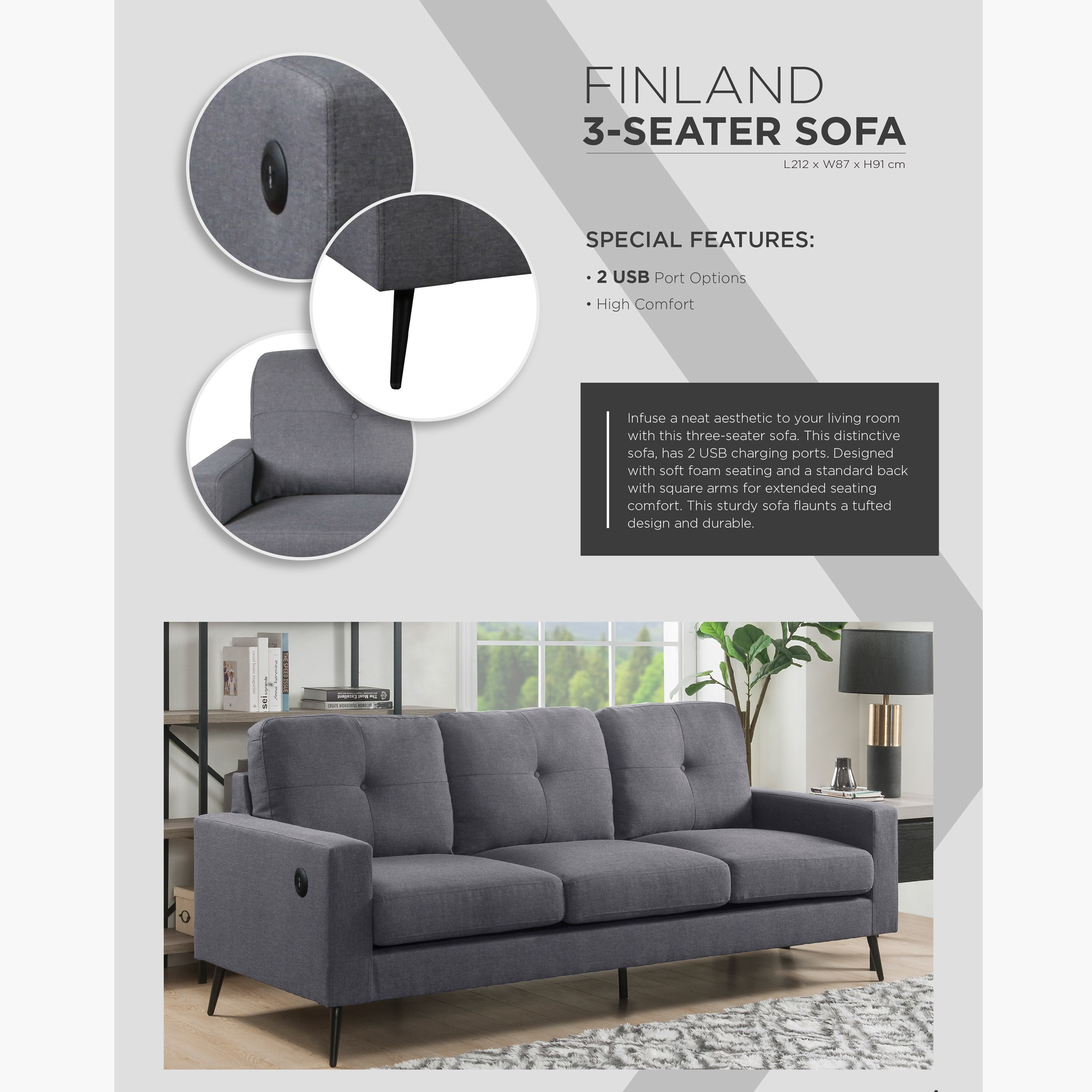 كنبة 3 مقاعد مع شاحن يو إس بي من فنلندا-hbxlivingroom-sofasandarmchairs-sofas-image-8