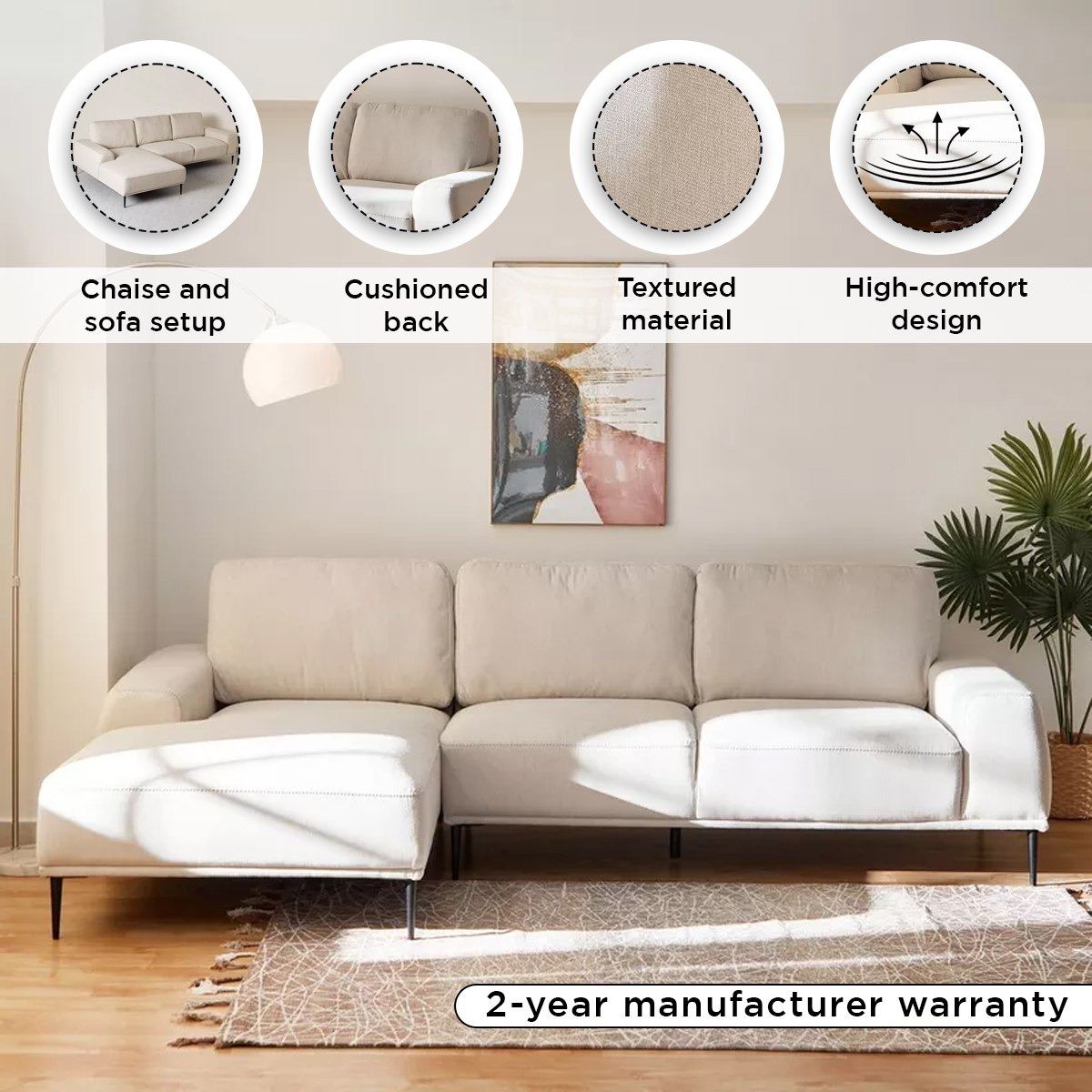 Baron 4-Seater Left Corner Fabric Sofa-hbxlivingroom-sofasandarmchairs-sofas-image-4
