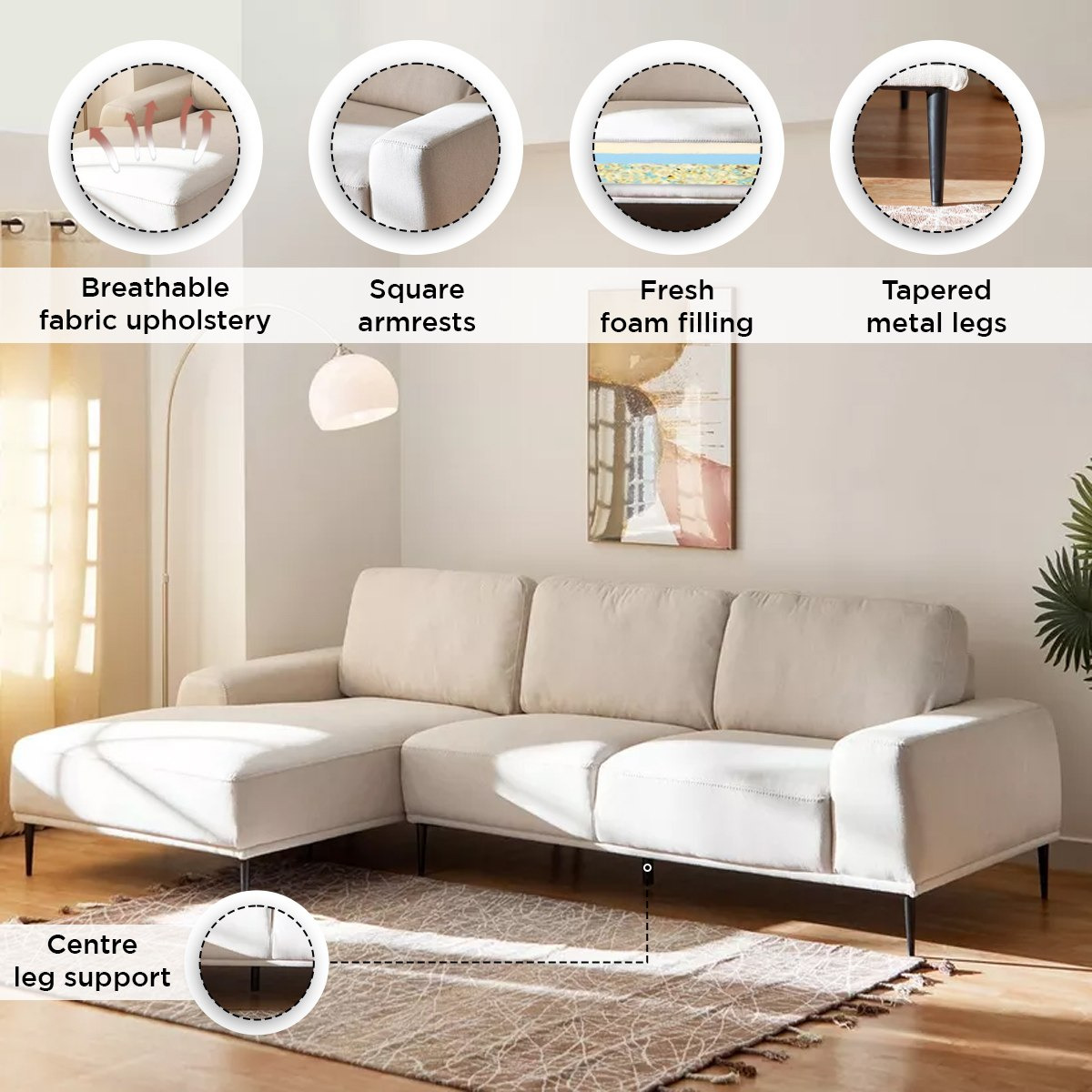 Baron 4-Seater Left Corner Fabric Sofa-hbxlivingroom-sofasandarmchairs-sofas-image-5