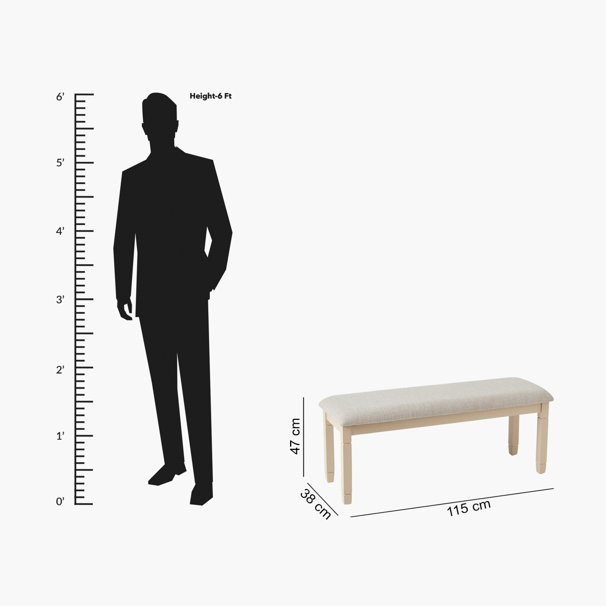 طقم سفرة 6 مقاعد مع مقعد بنش من تاهو-hbxfurniture-diningtablesandsets-diningsets-sixseater-image-22